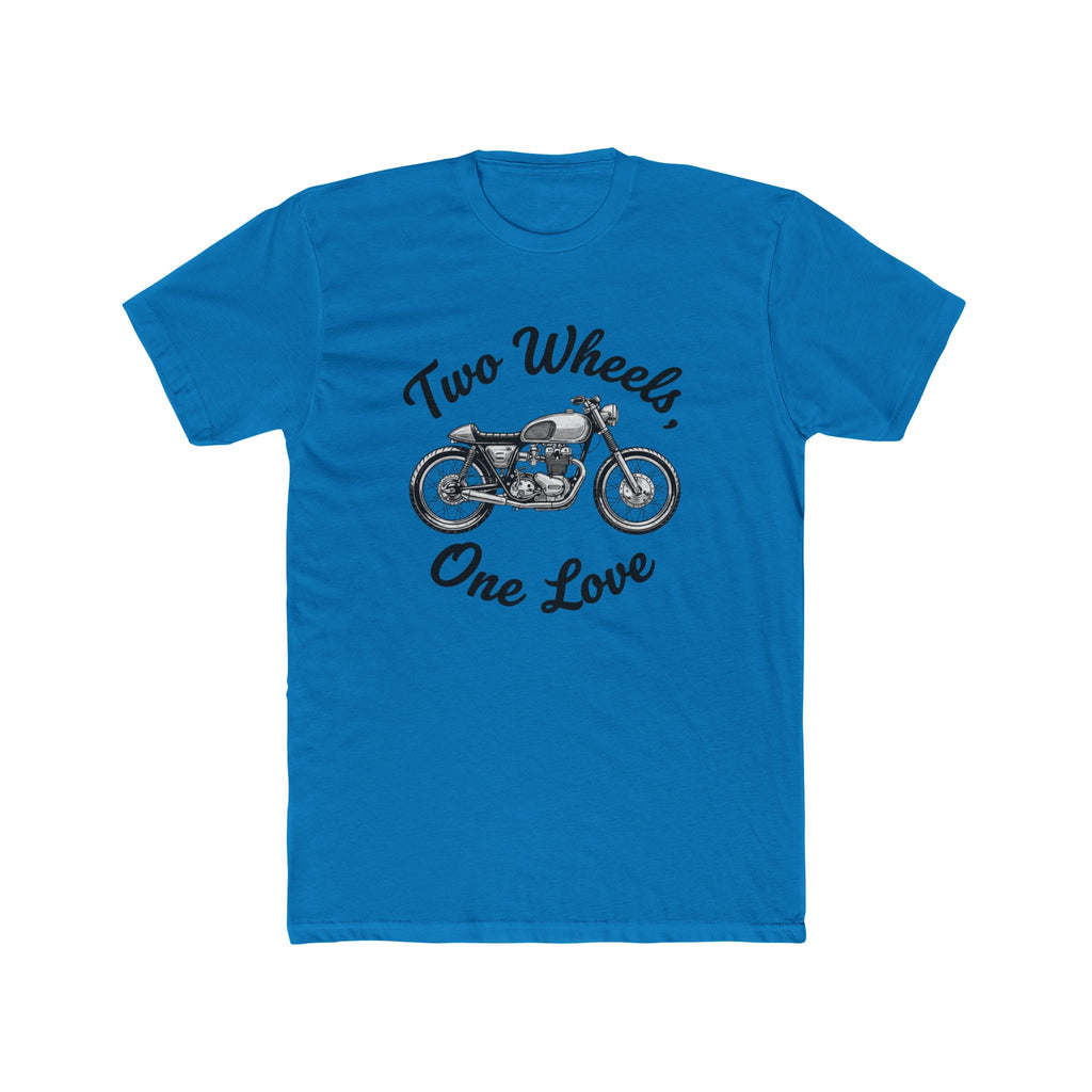 Two Wheels One Love Motorcycle T-Shirt