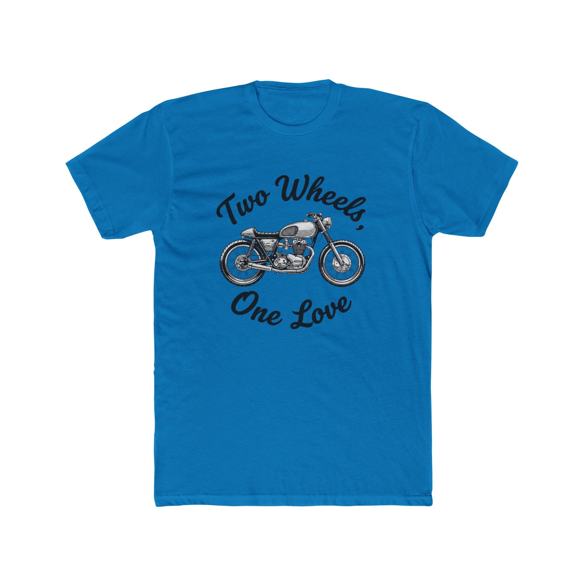 Two Wheels One Love Motorcycle T-Shirt