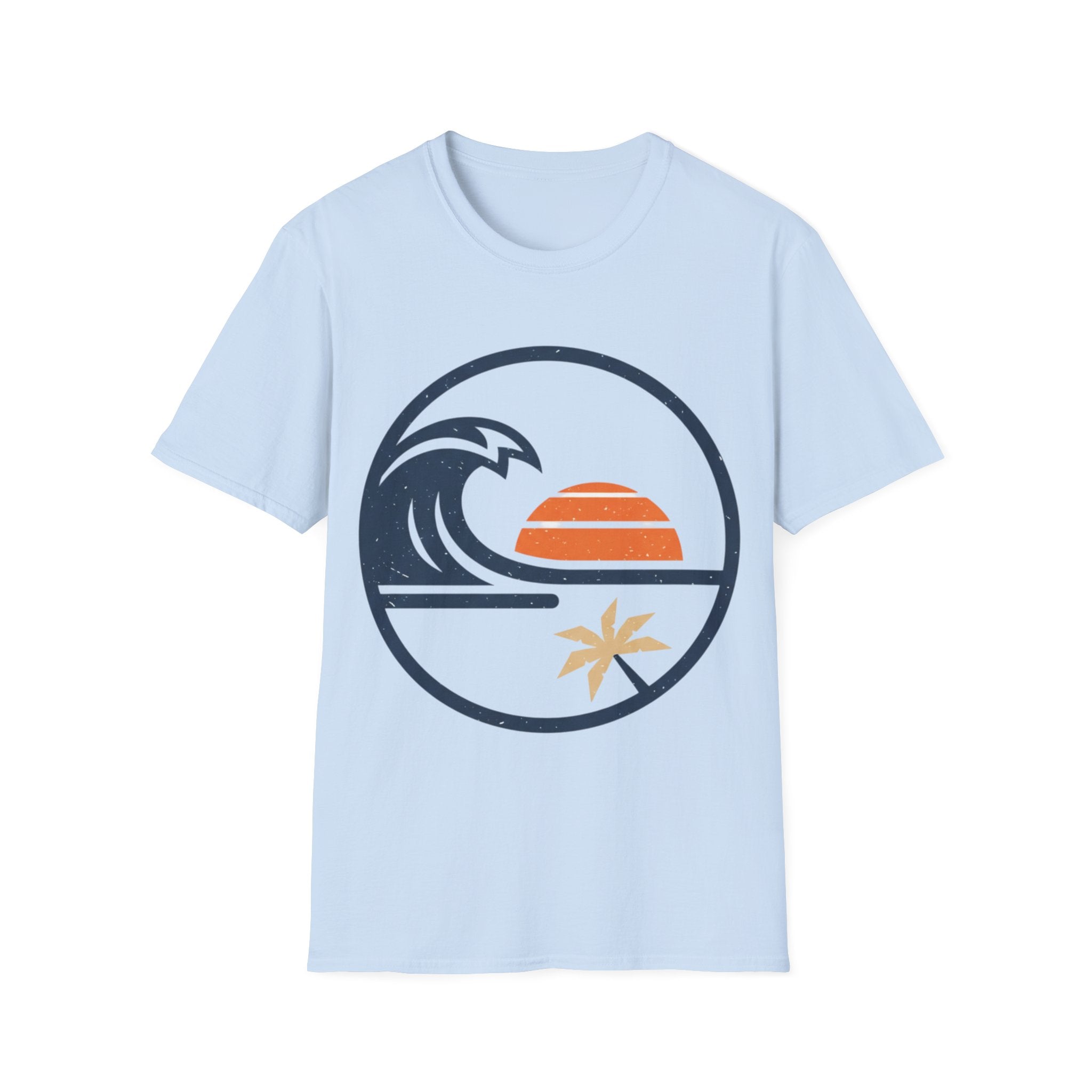 Sunset Wave T-Shirt — Retro Beach Surf