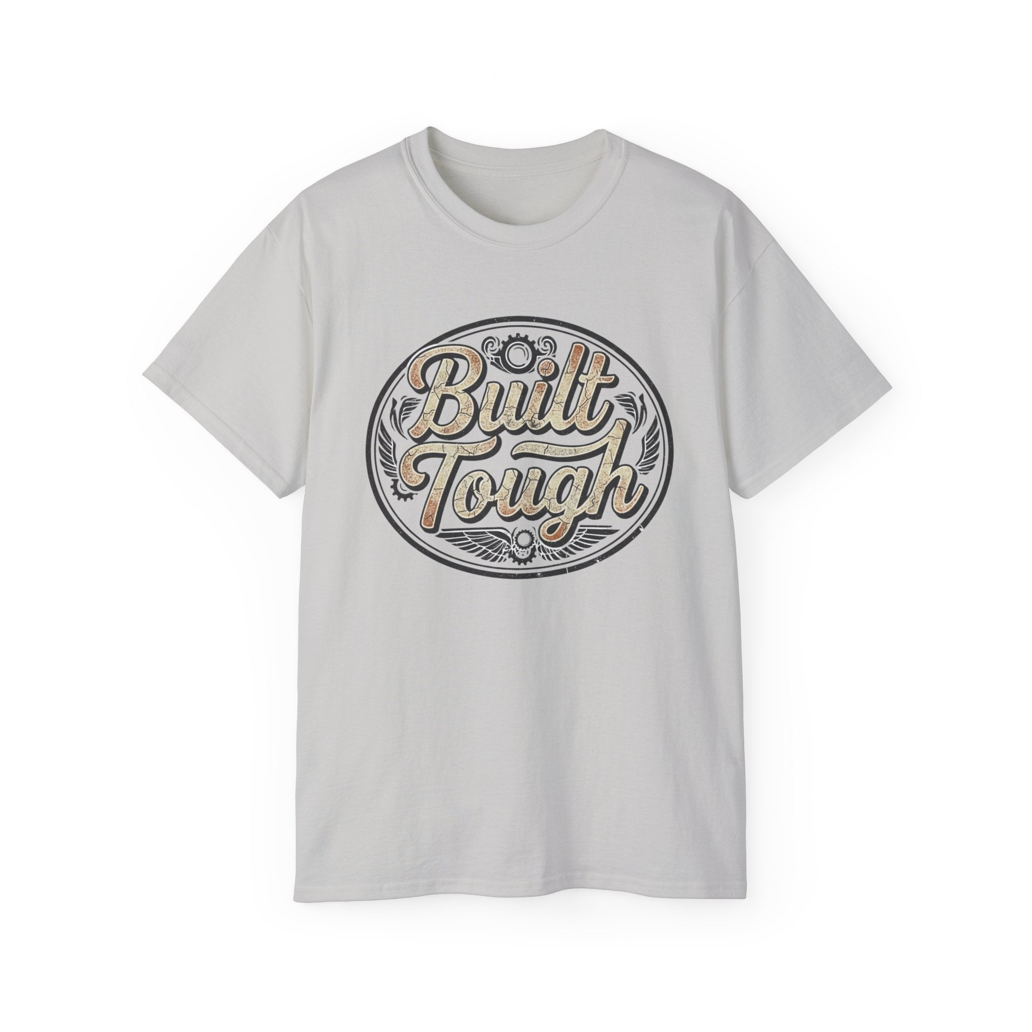 Built Tough  T-Shirt — Vintage Mechanic & Workshop Tee