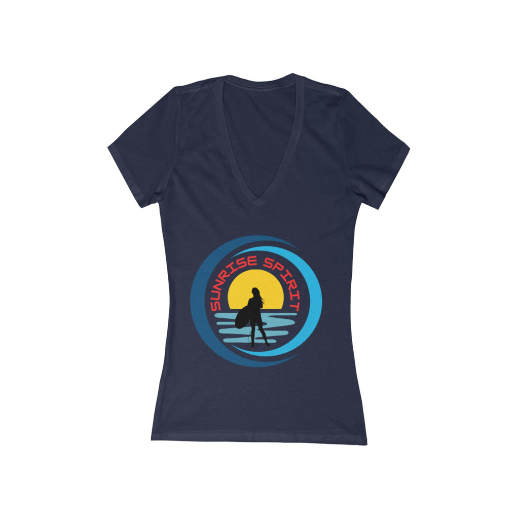 Sunrise Spirit V-Neck Tee — Retro Surf