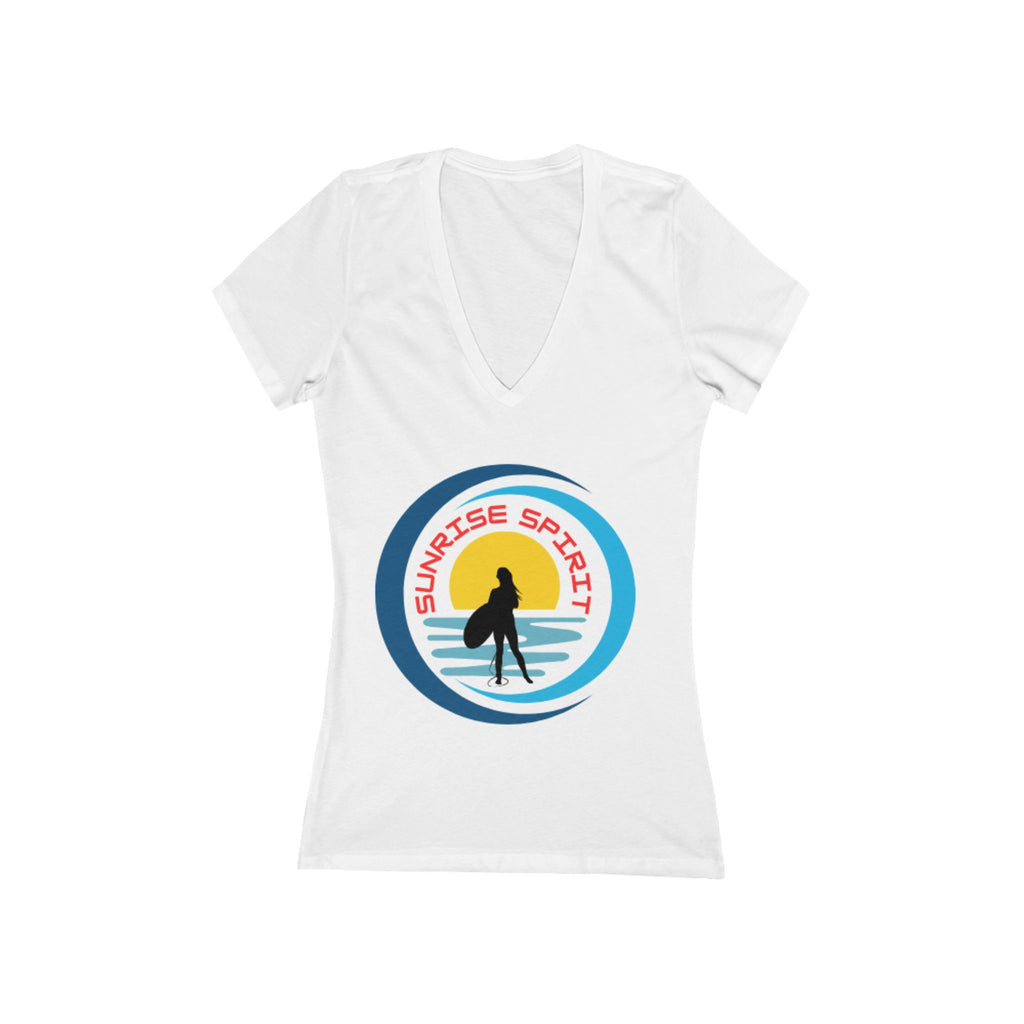 Sunrise Spirit V-Neck Tee — Retro Surf