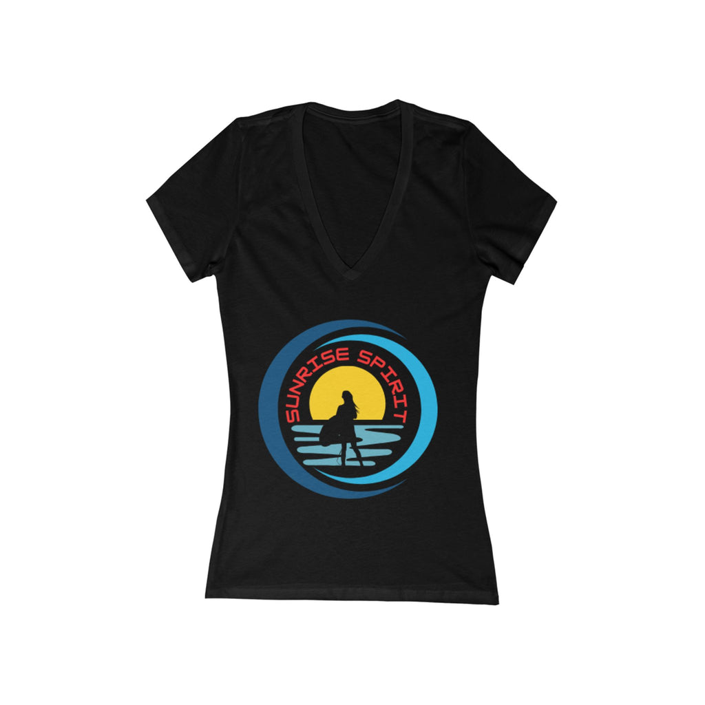 Sunrise Spirit V-Neck Tee — Retro Surf