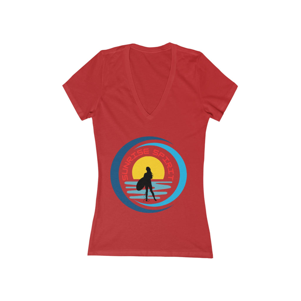 Sunrise Spirit V-Neck Tee — Retro Surf