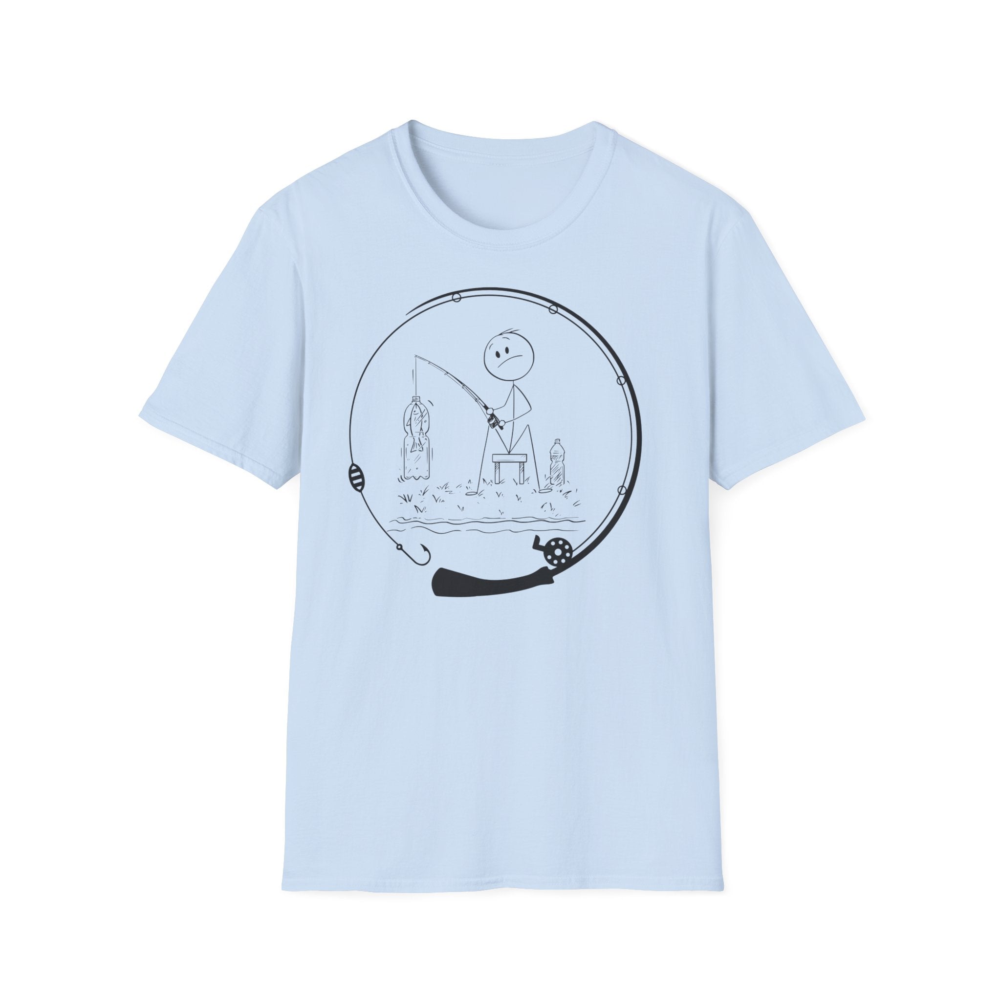 Stick man-Fishing T-Shirt