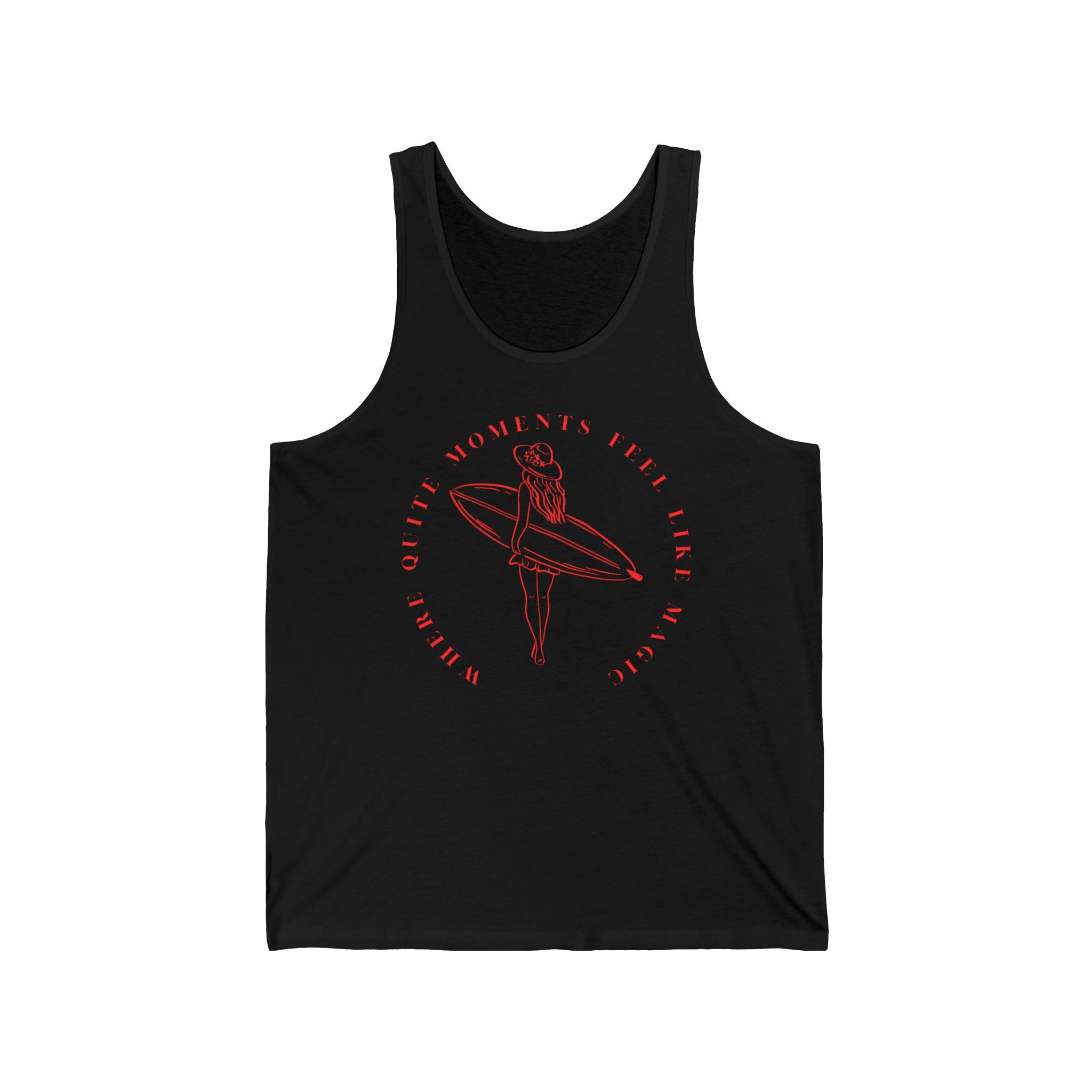 Quiet Moments-Surfing  Tank Top