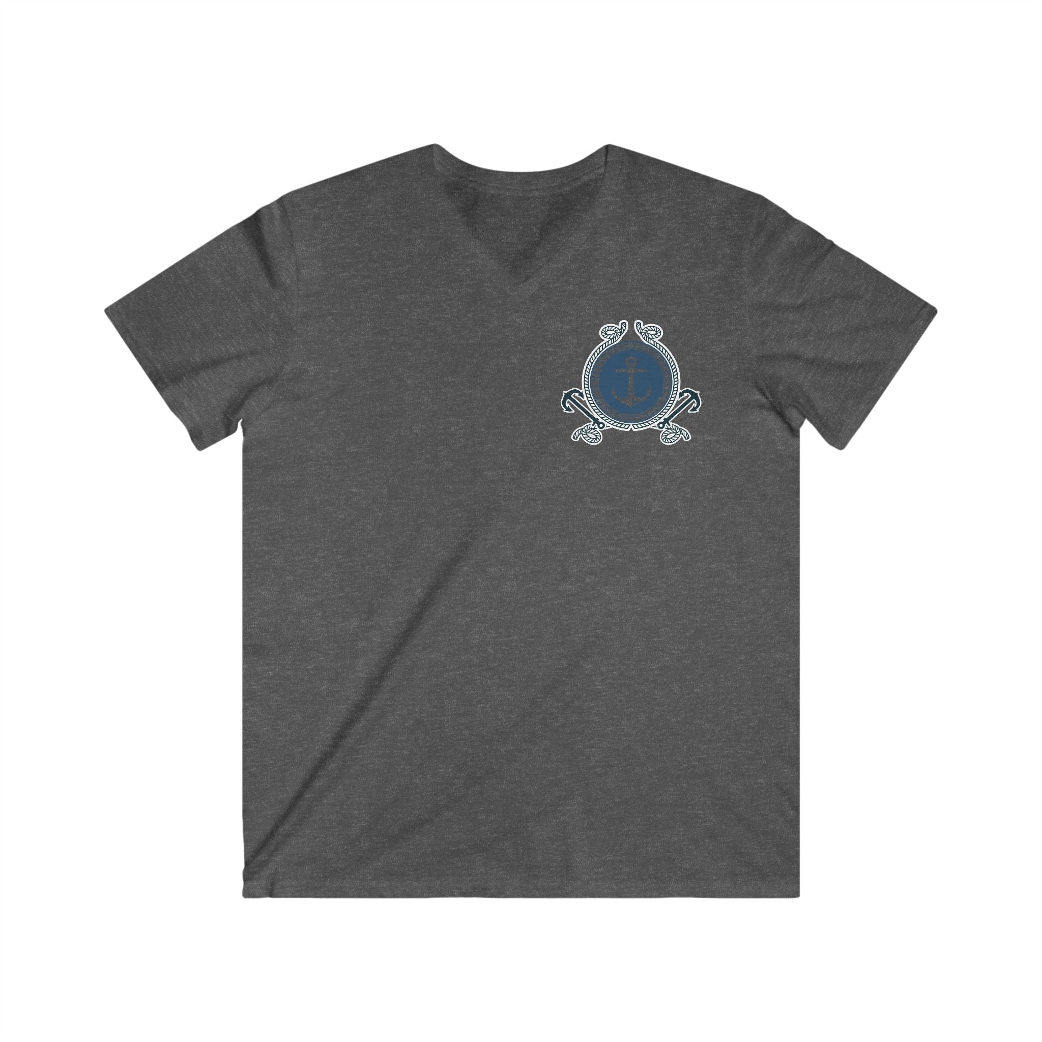 Nautical Anchor Crest V-Neck Tee
