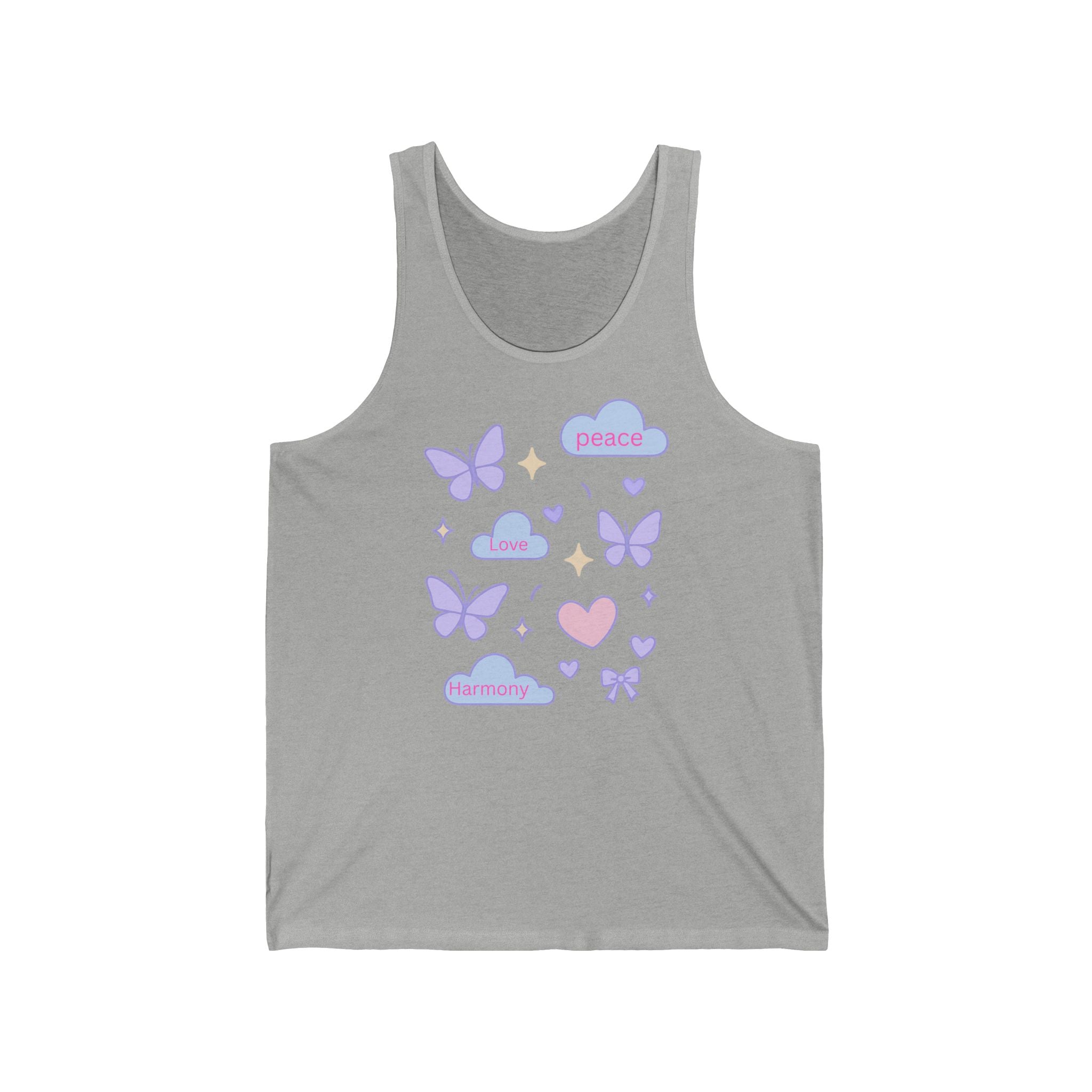 Butterfly Clouds Tank Top —  Peace Love Harmony