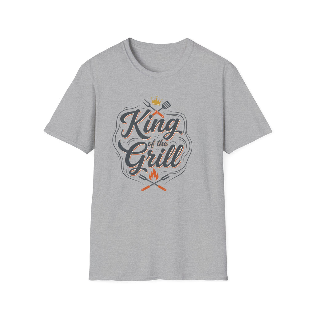 King of the Grill T-Shirt – BBQ Chef Grilling Shirt for Dad & Grill Masters