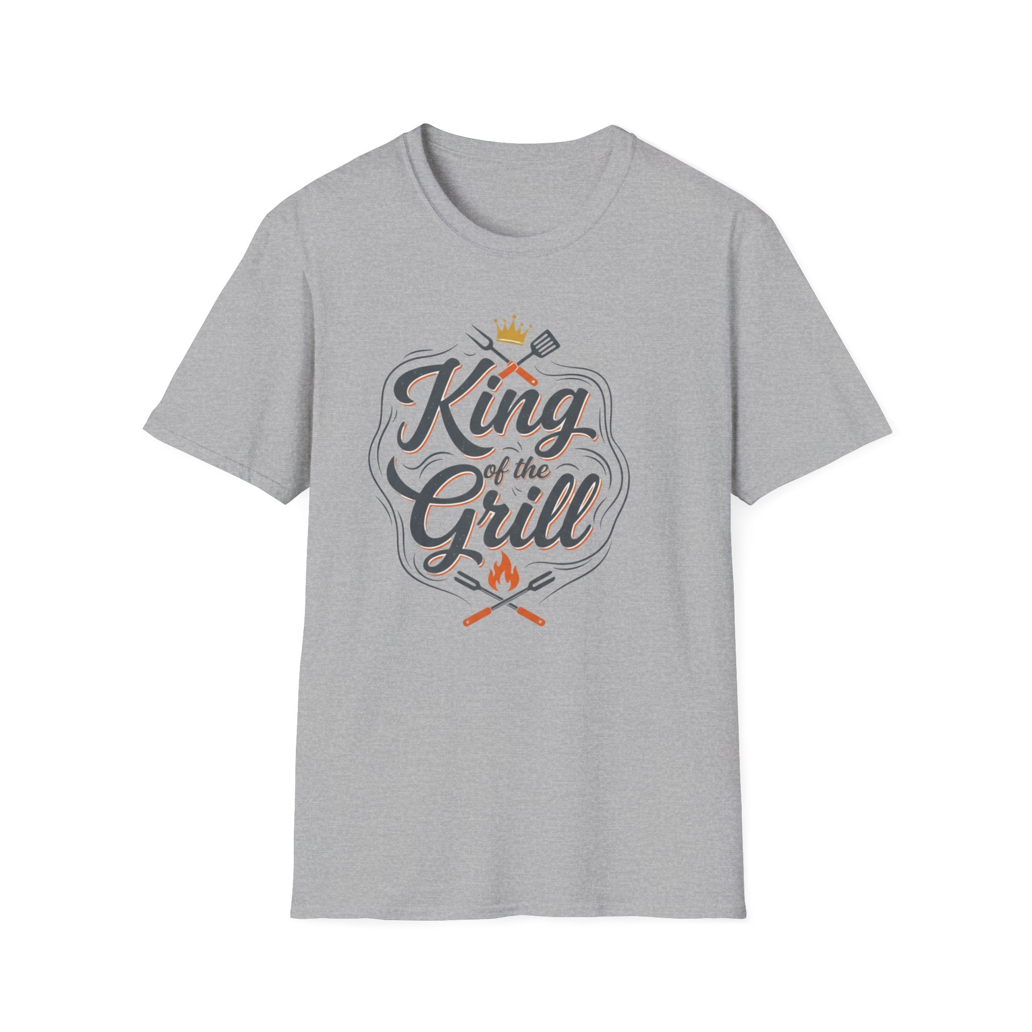 King of the Grill T-Shirt – BBQ Chef Grilling Shirt for Dad & Grill Masters