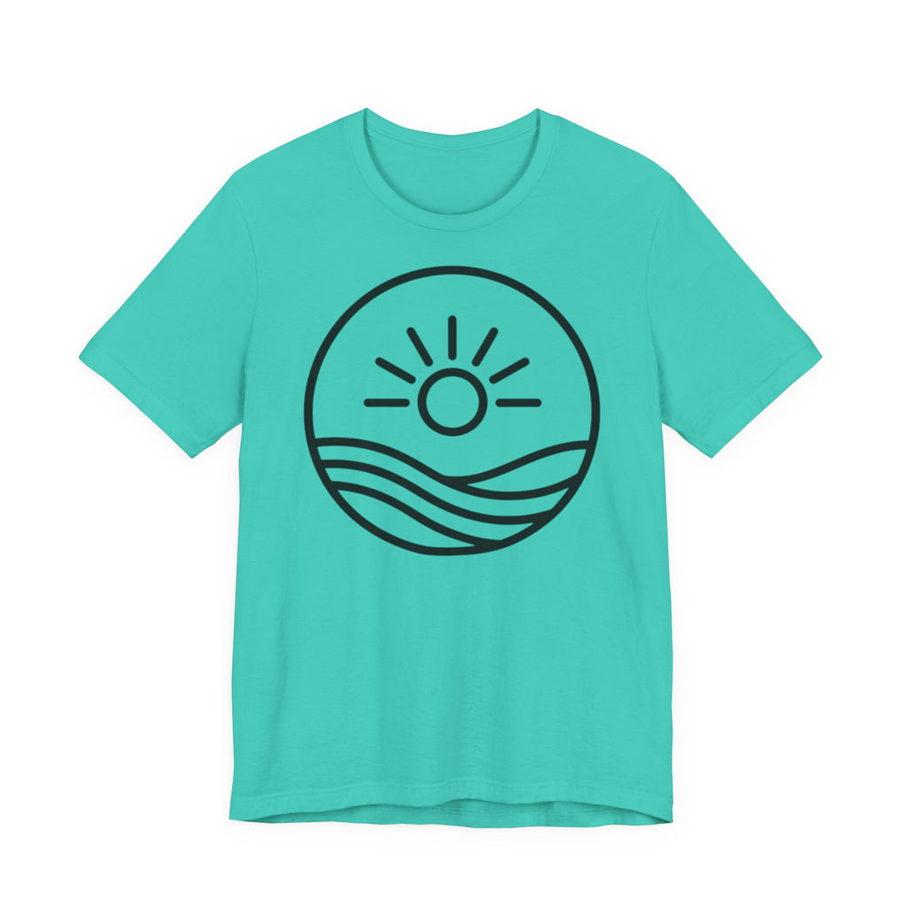 Sunrise Waves T-Shirt – Minimal Beach