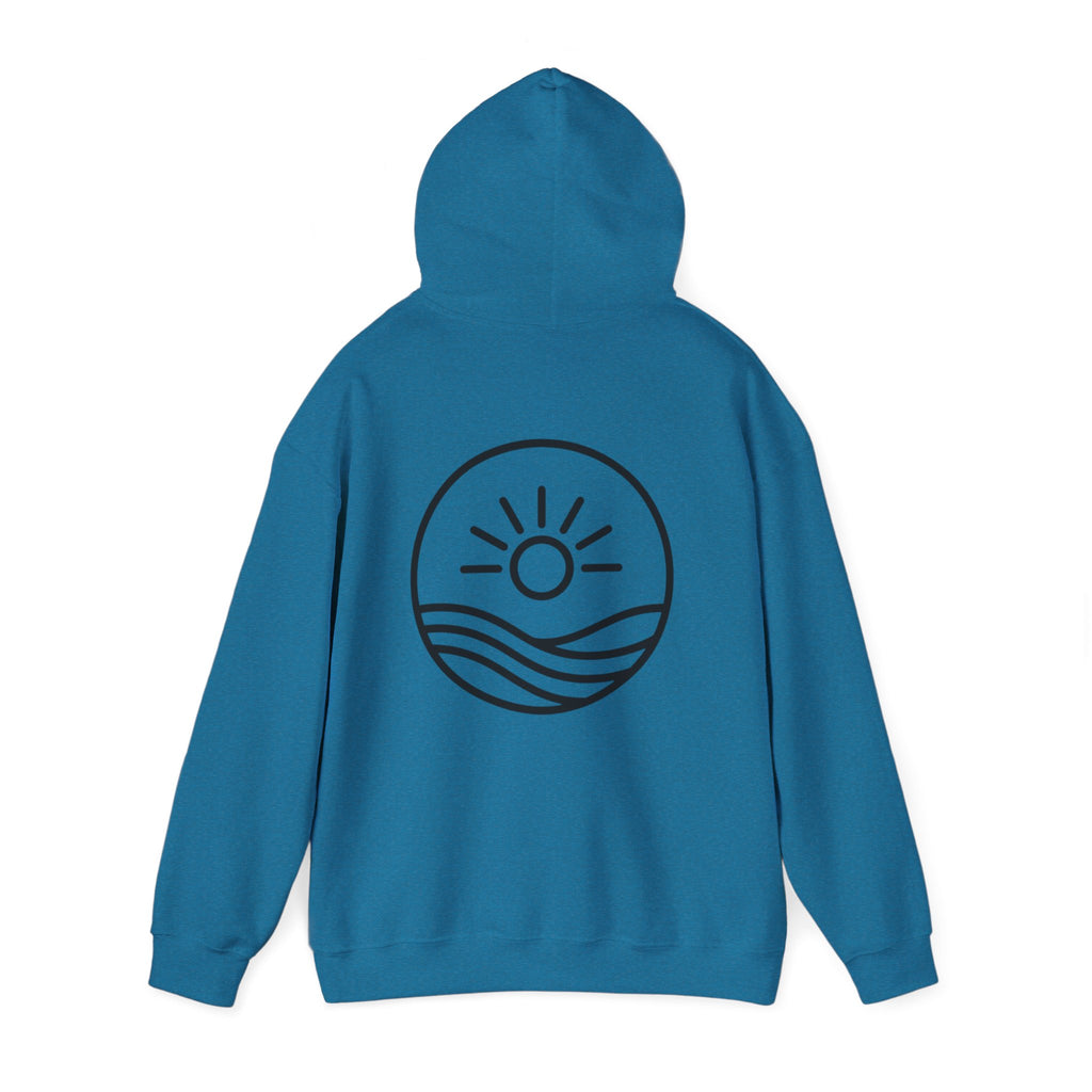 Sunrise Waves Hoodie – Minimal Beach