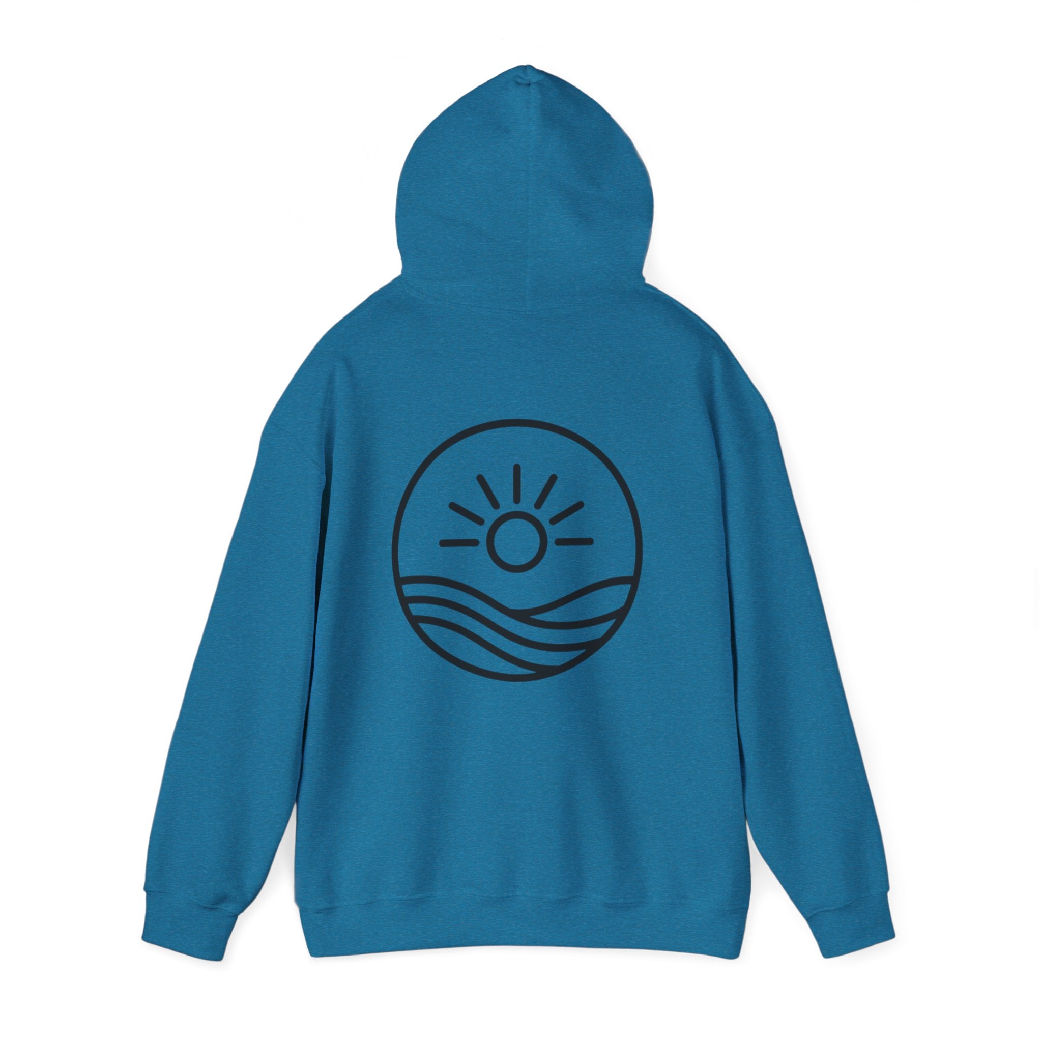 Sunrise Waves Hoodie – Minimal Beach