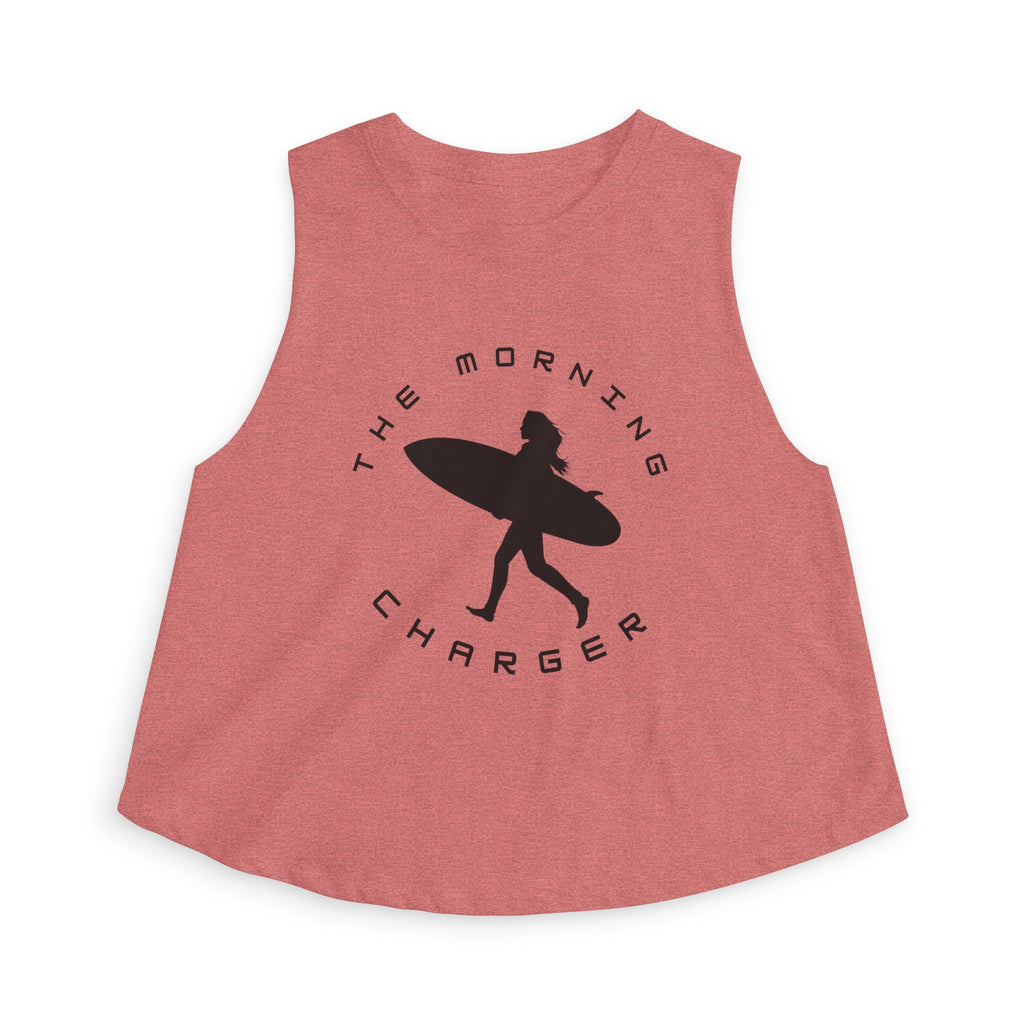 Surf Crop Tank — “The Morning Charger”