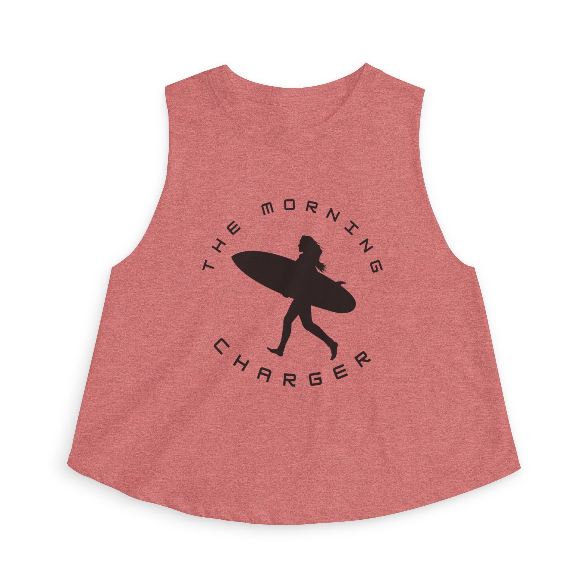 Surf Crop Tank — “The Morning Charger”
