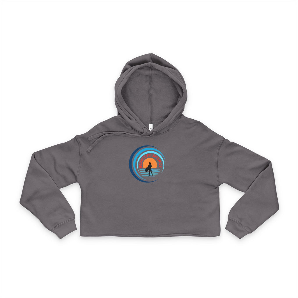 Sunrise Spirit-Cropped Hoodie