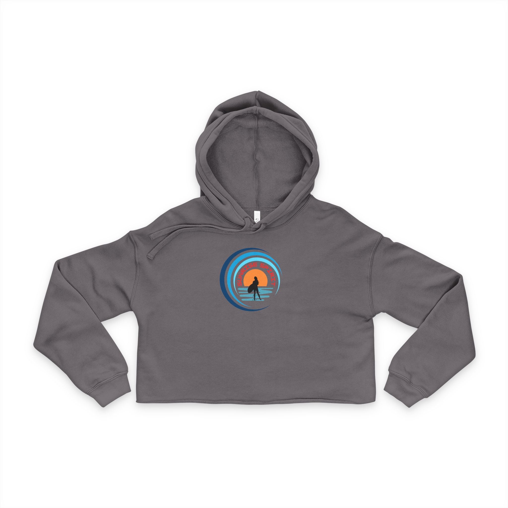 Sunrise Spirit-Cropped Hoodie