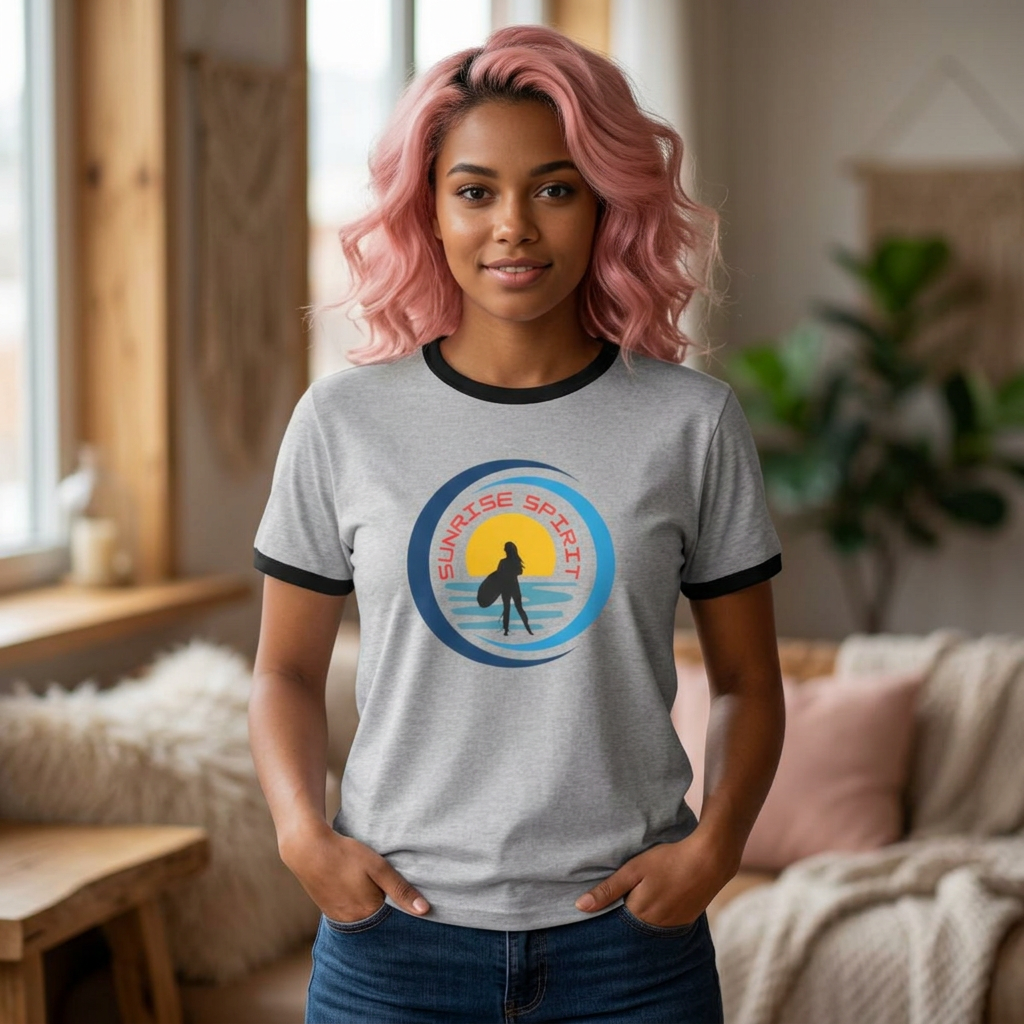 Sunrise Spirit Surf Ringer T-Shirt