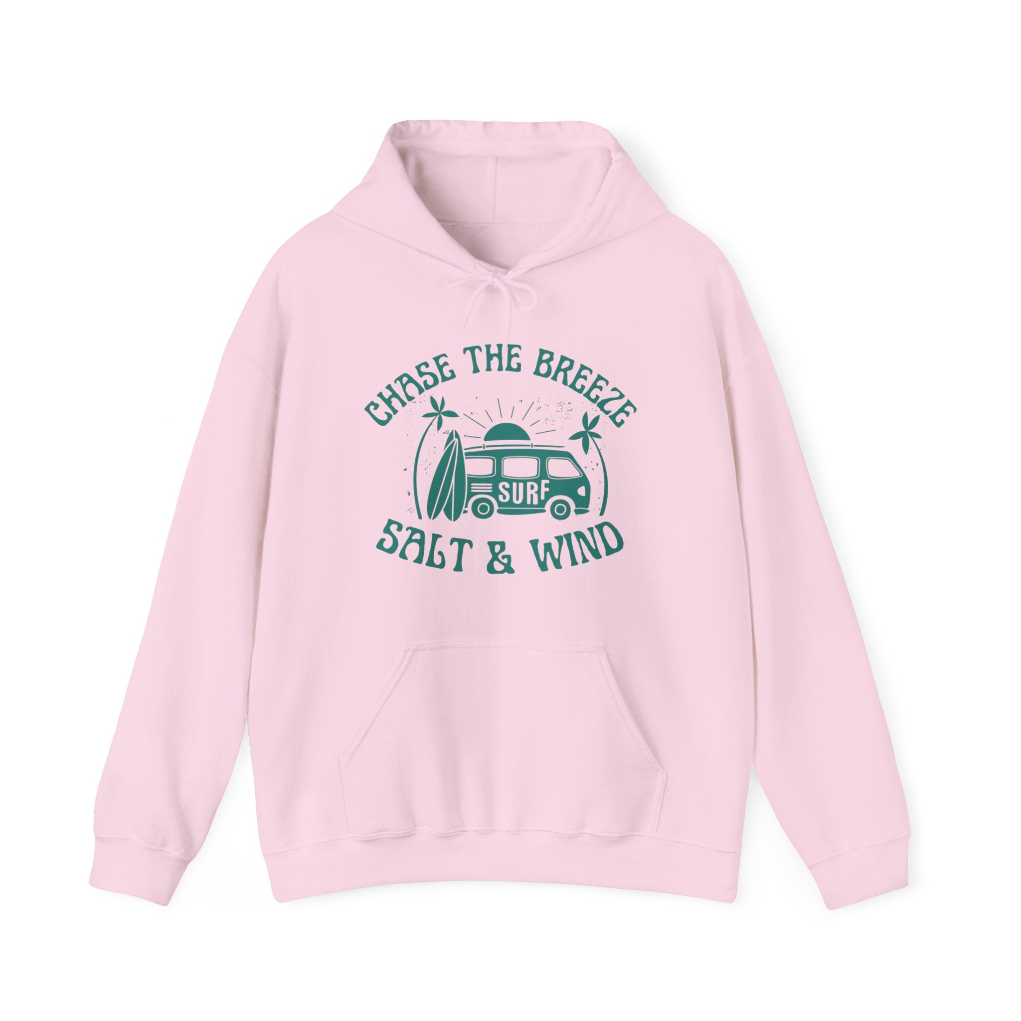 Chase the Breeze Surf Hoodie — Salt & Wind Vintage Van Surfing Sweatshirt