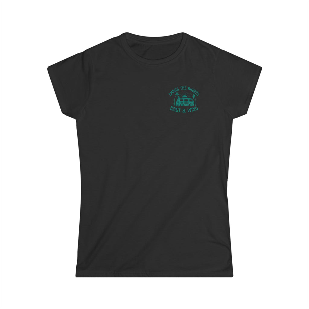 Women's Tee — 'Over the Hill, Salt & Wine' Vintage Camper Graphic