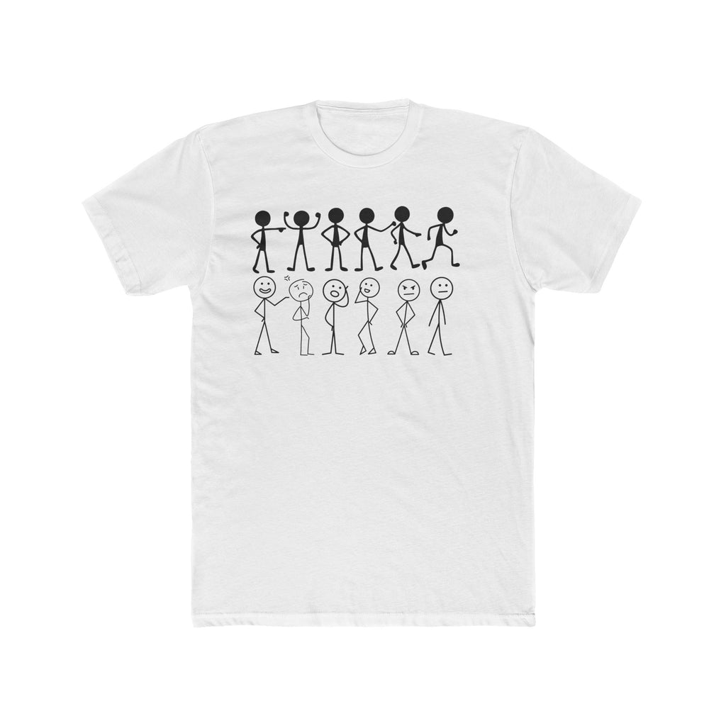 Stick Figure Lineup T‑Shirt