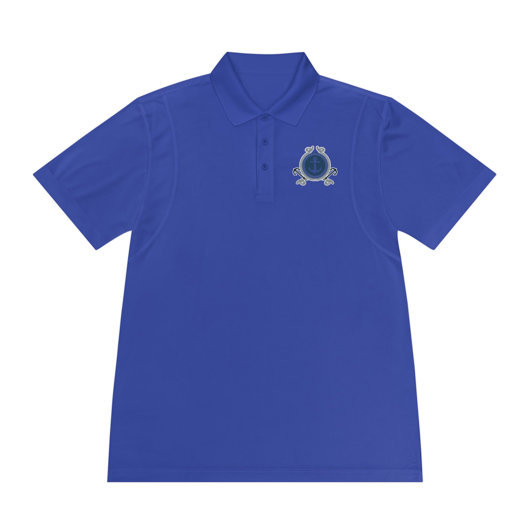 Nautical Anchor Crest Polo Shirt