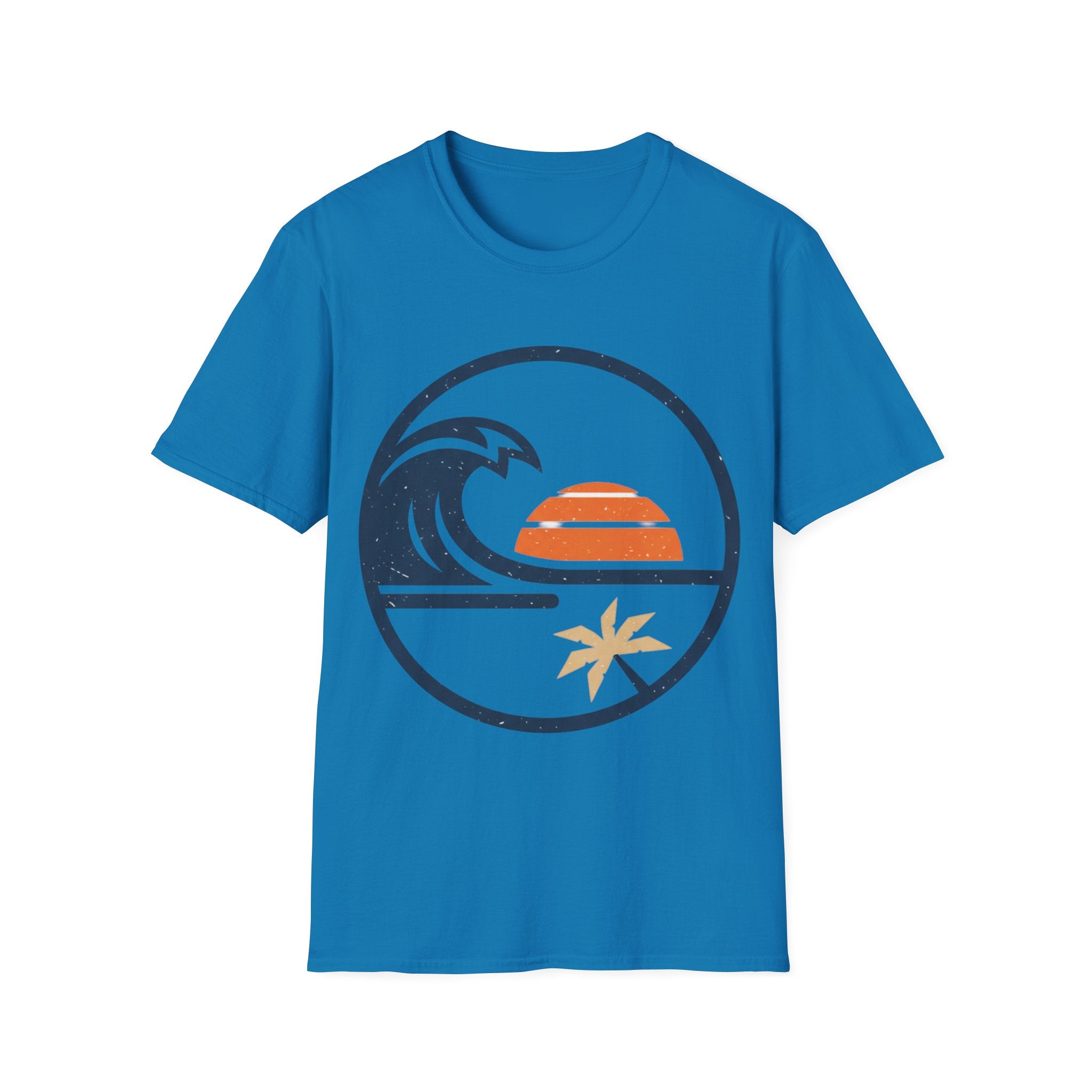 Sunset Wave T-Shirt — Retro Beach Surf