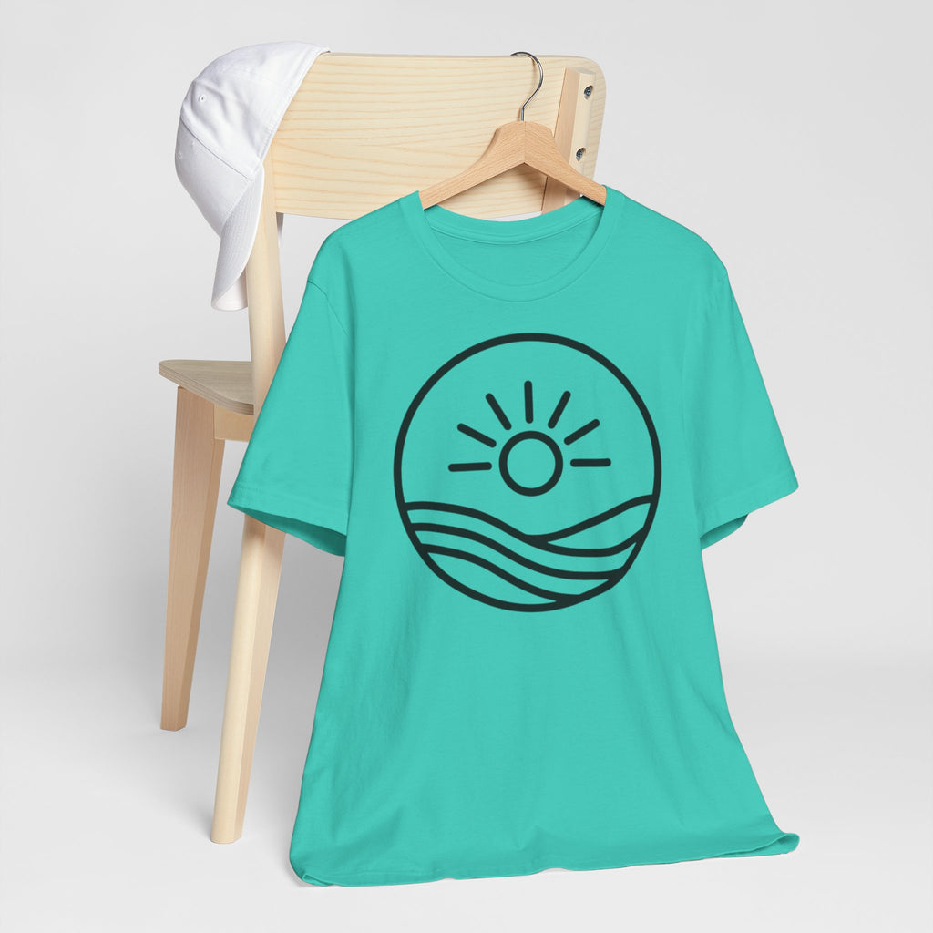 Sunrise Waves T-Shirt – Minimal Beach