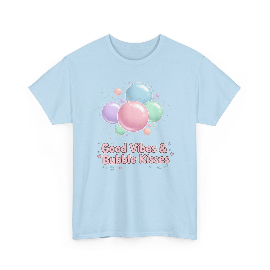 Bubble Kisses Tee — Good Vibes Pastel T-Shirt