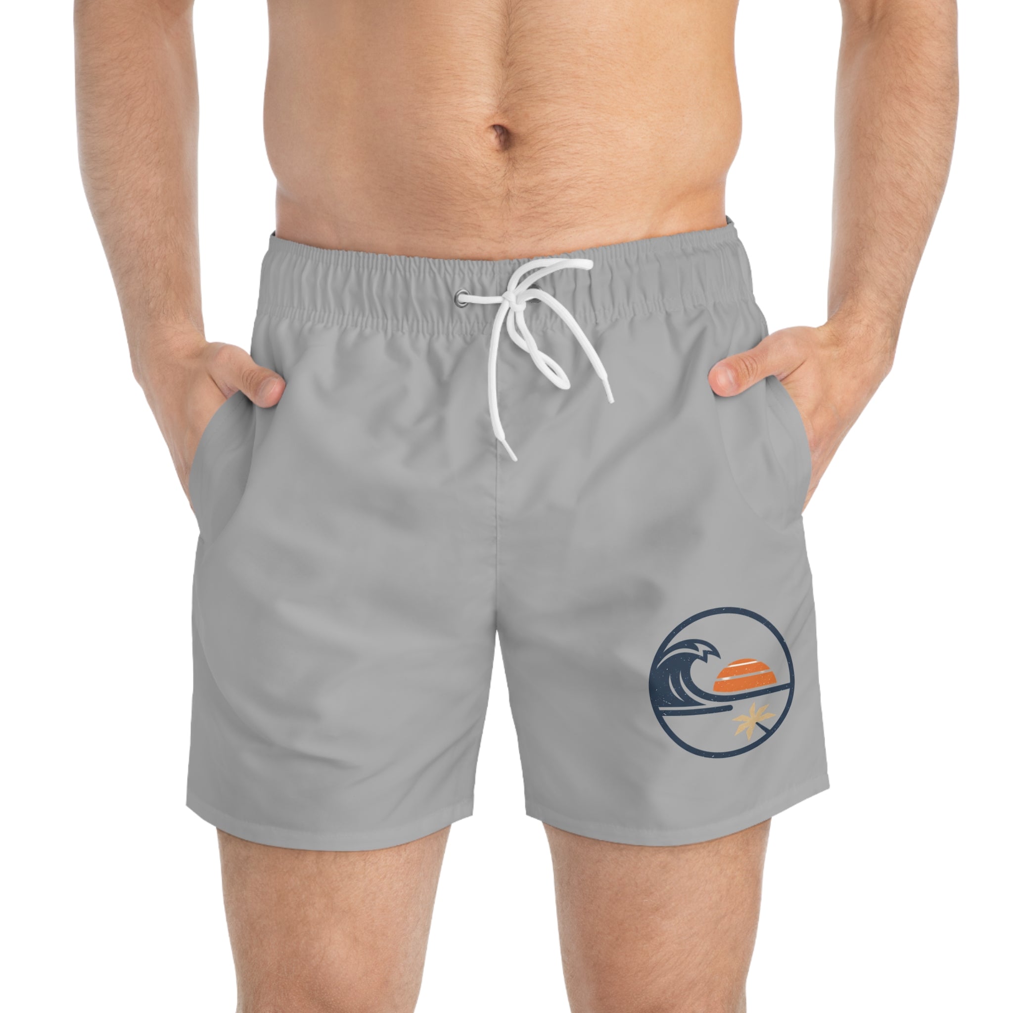 Beach Sunset Wave -Swim Shorts