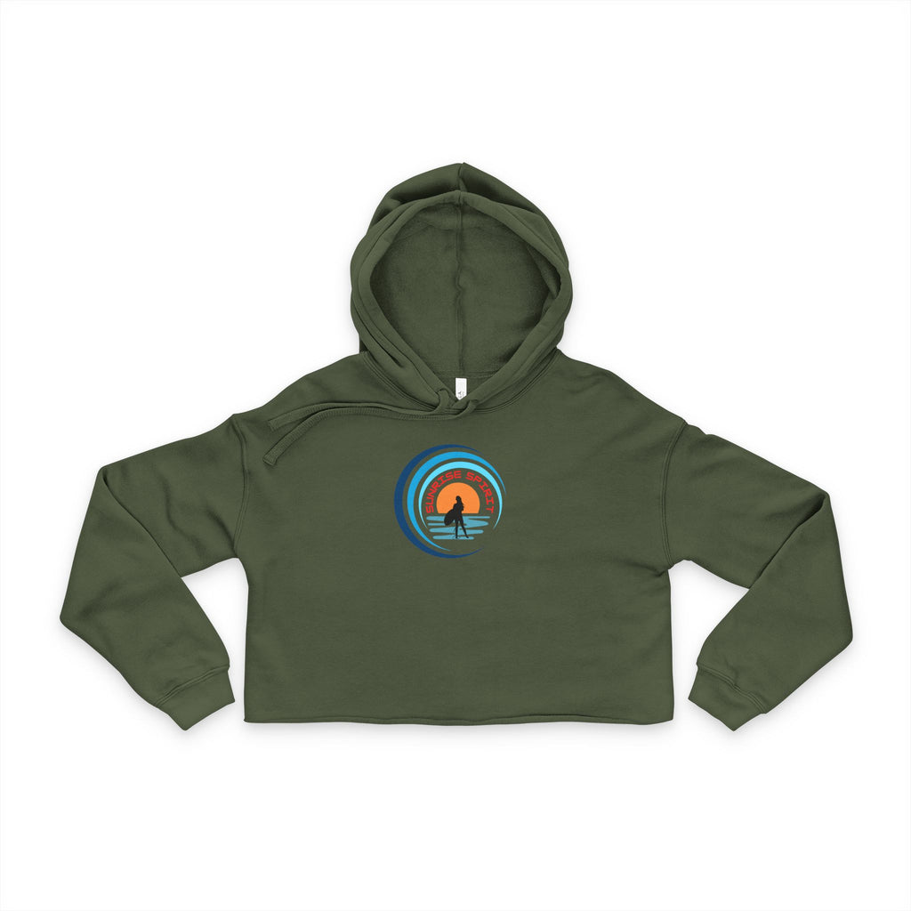 Sunrise Spirit-Cropped Hoodie
