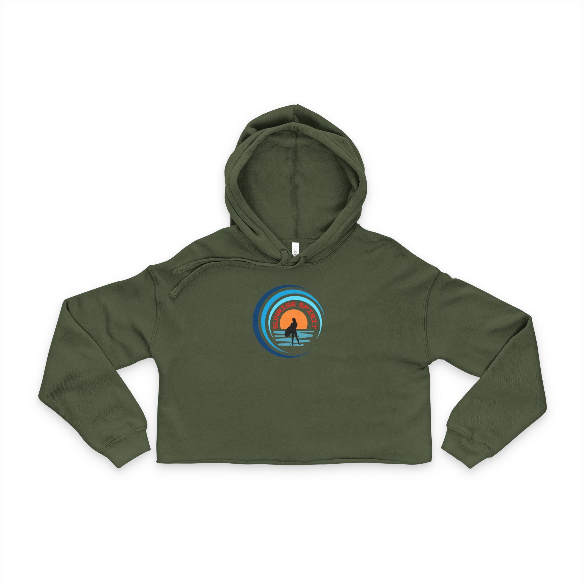 Sunrise Spirit-Cropped Hoodie