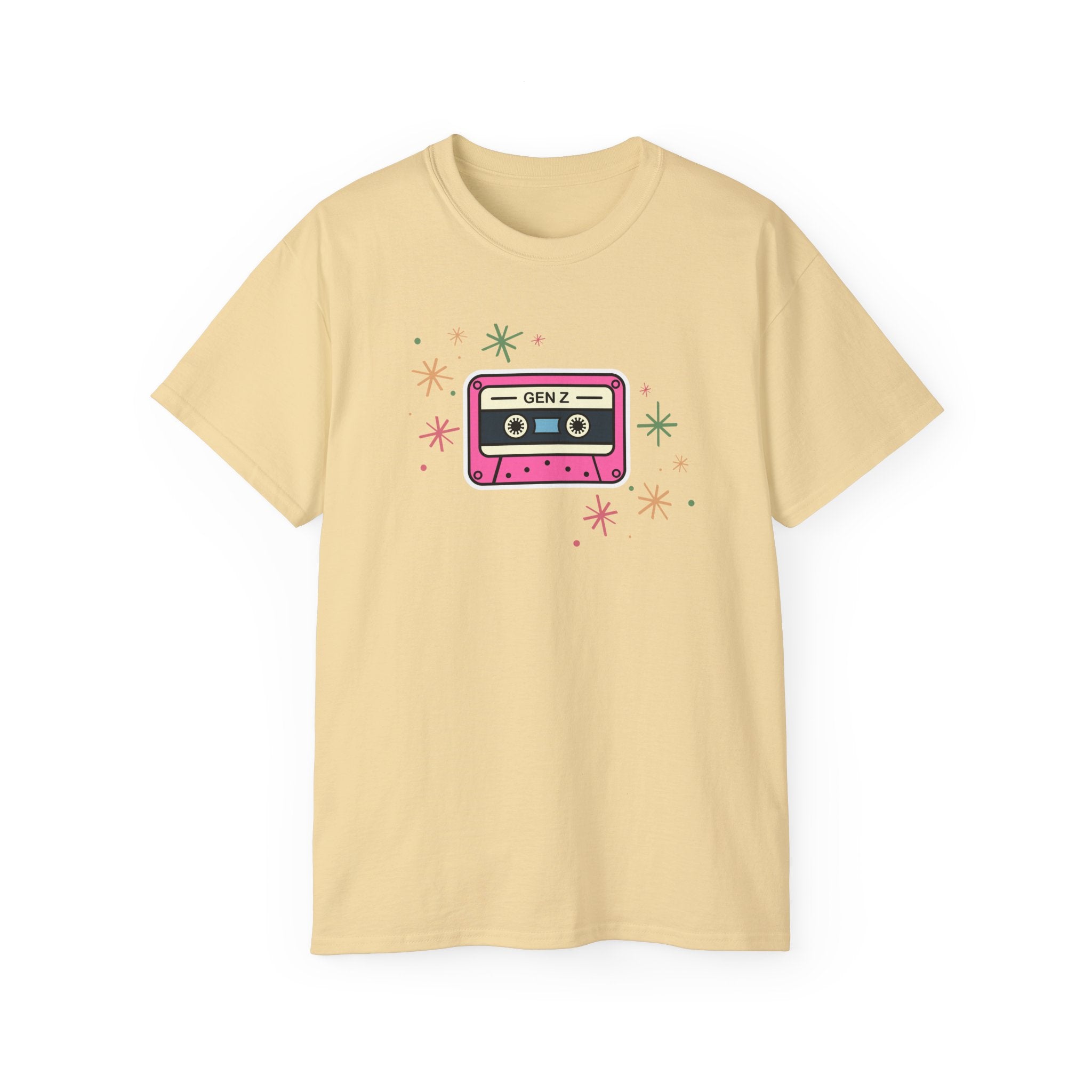 Cassette Tape Tee — 'GEN Z' Retro 90s Vintage Graphic T-Shirt