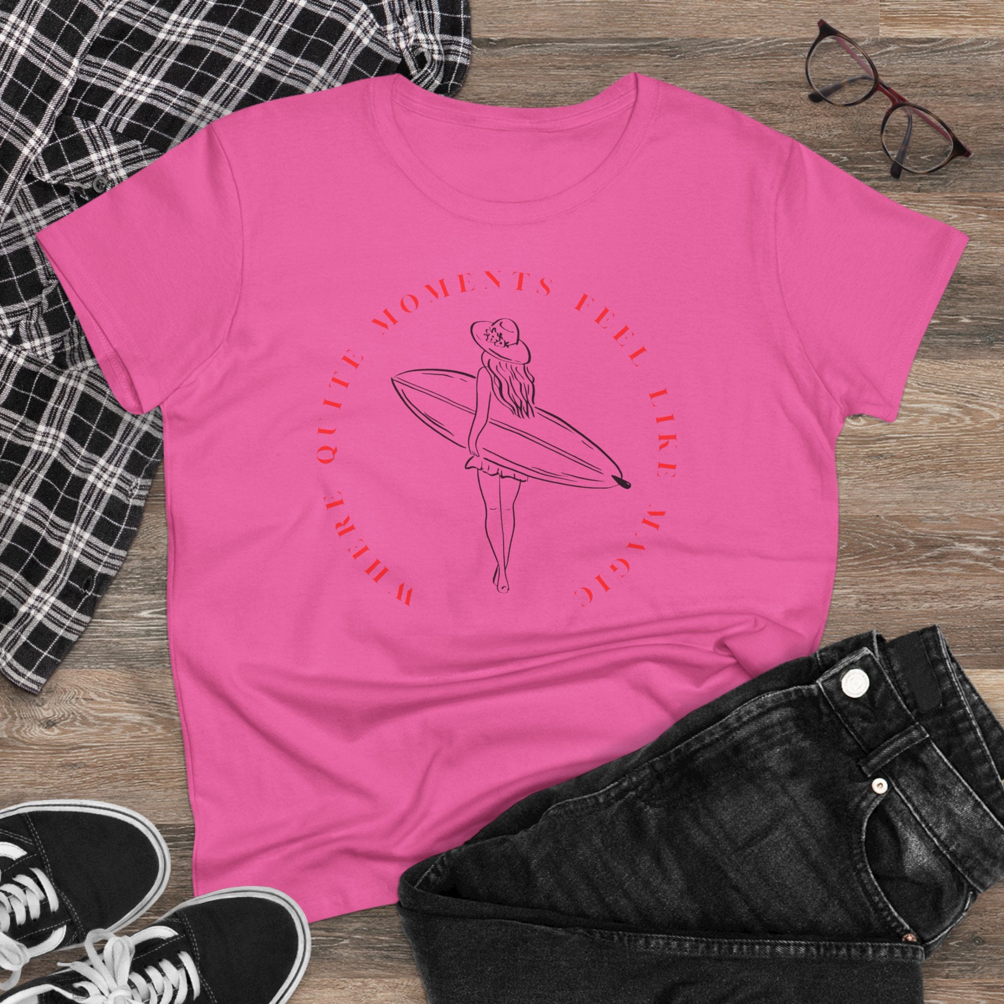 Surf Girl  — Minimalist Women's Surf T-Shirt