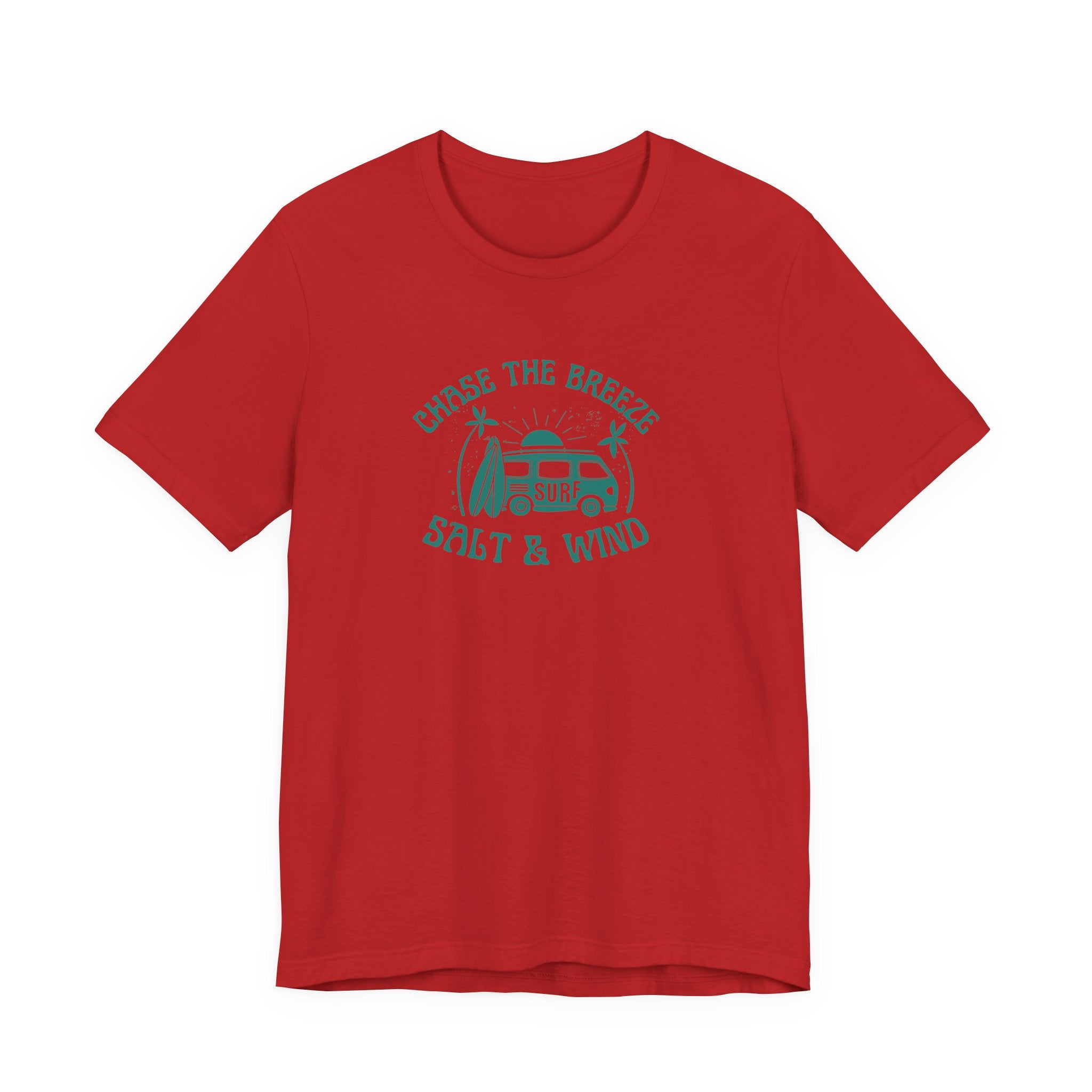 Chase the Breeze Surf Tee — "Salt & Wind" Beach T-Shirt