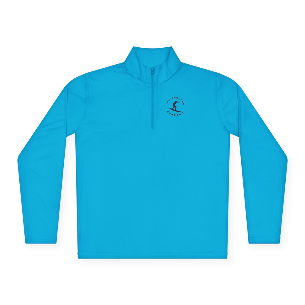 Quarter-Zip Pullover — 'Life's a Beach' Surf Logo