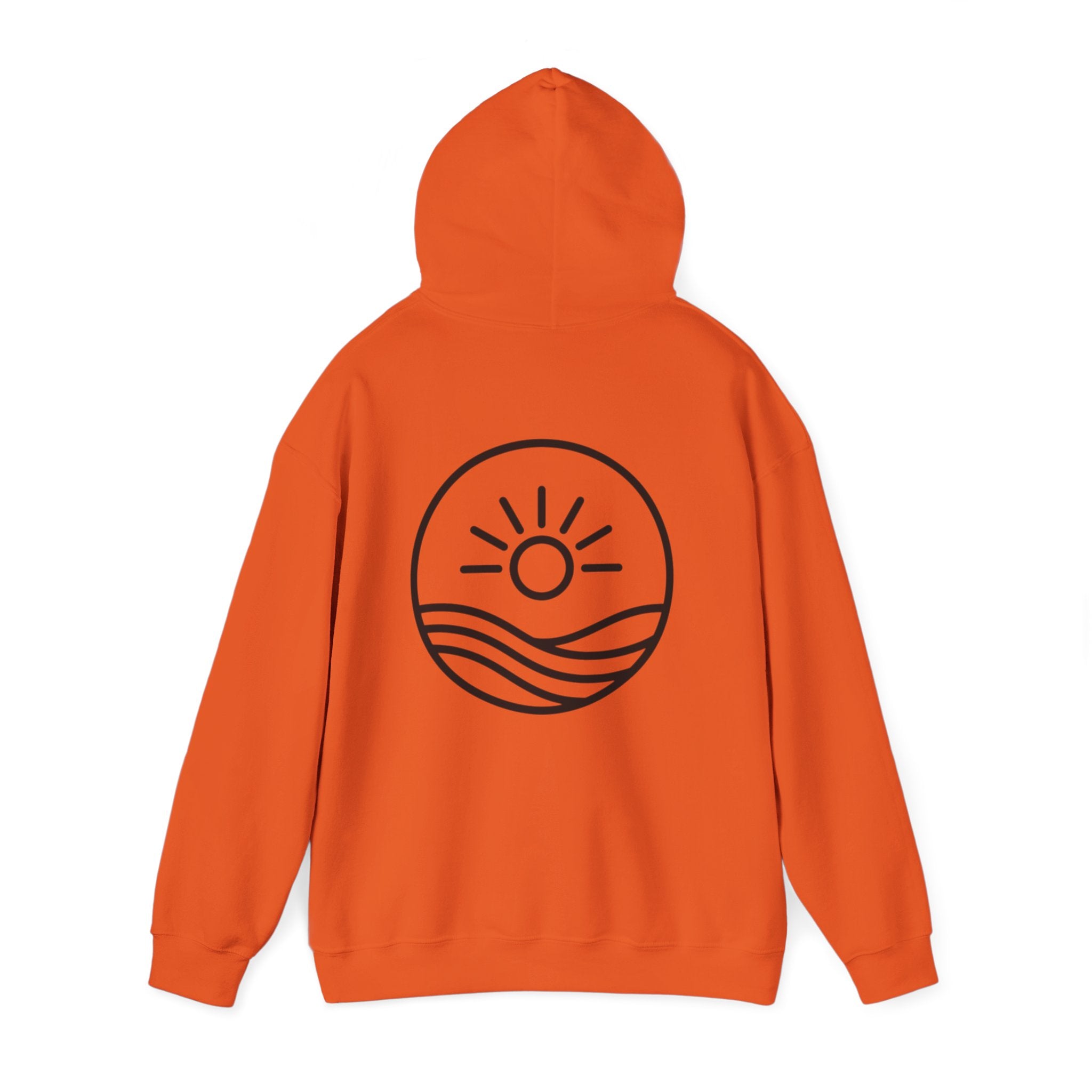 Sunrise Waves Hoodie – Minimal Beach