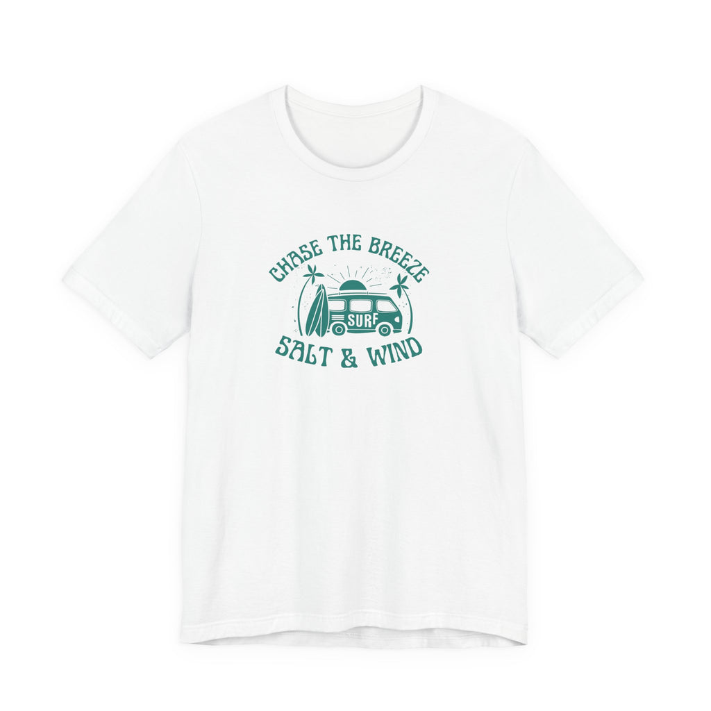 Chase the Breeze Surf Tee — "Salt & Wind" Beach T-Shirt