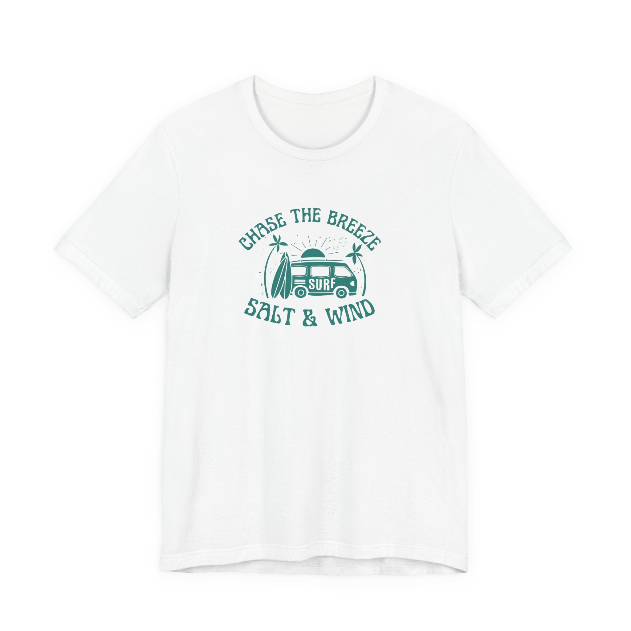 Chase the Breeze Surf Tee — "Salt & Wind" Beach T-Shirt