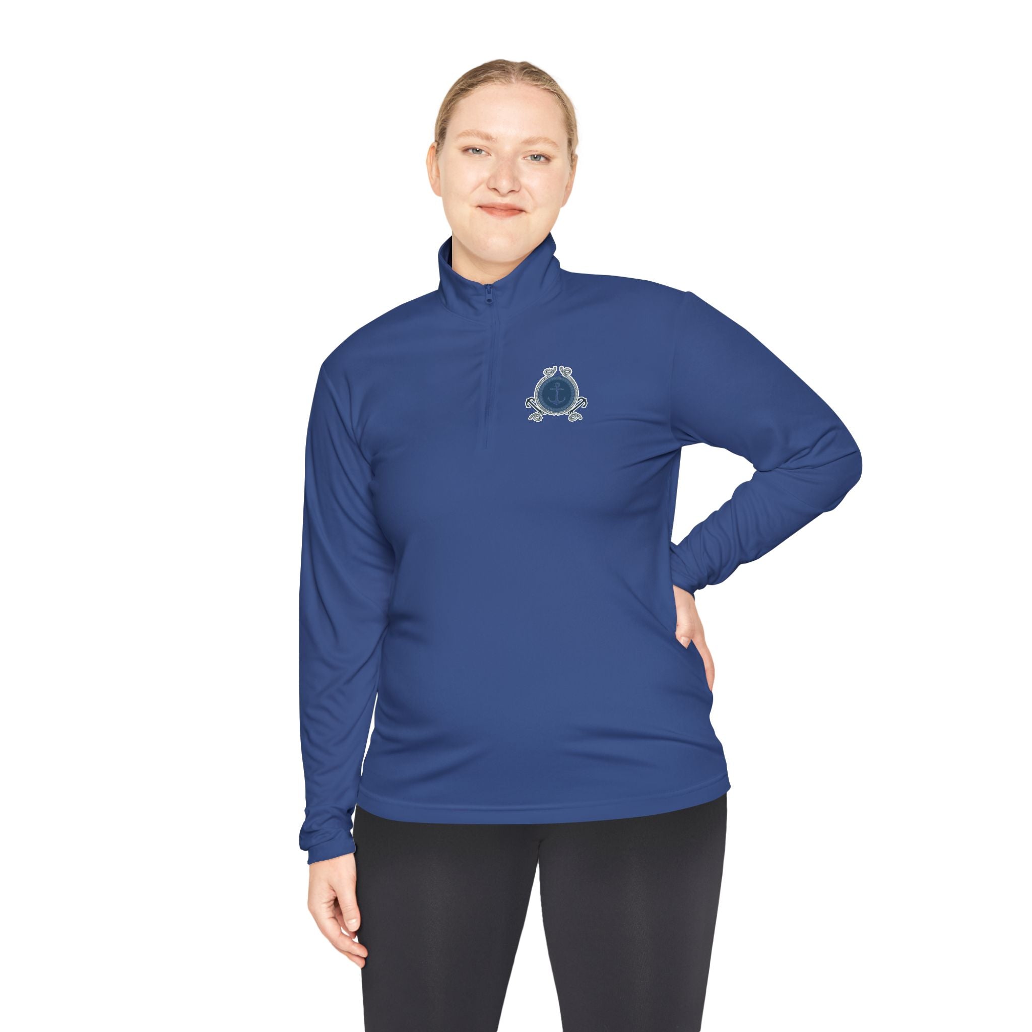 Nautical Anchor - Quarter-Zip Pullover