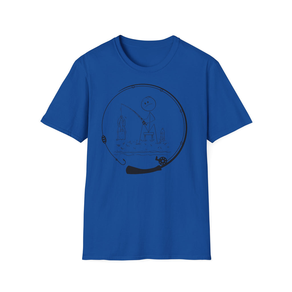 Stick man-Fishing T-Shirt