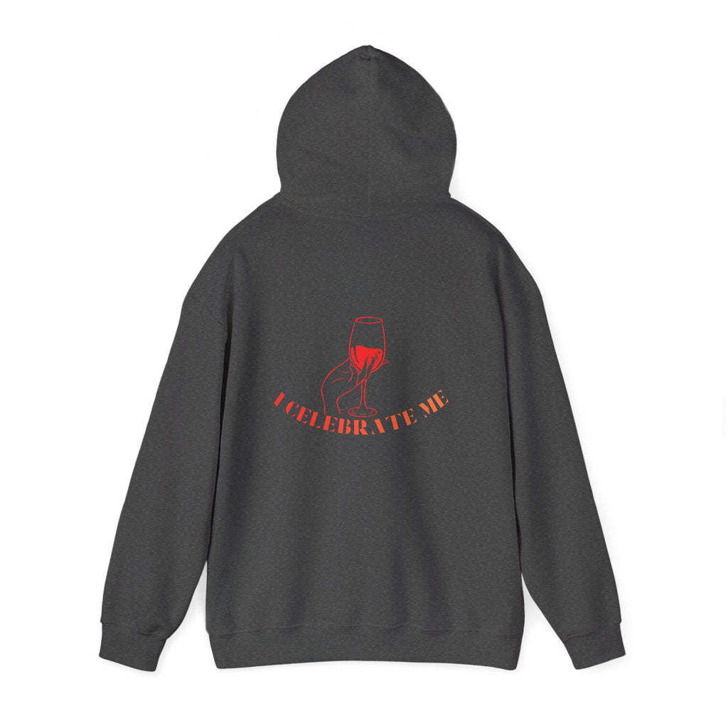 Hoodie • Celebrate Me Wine Glass Graphic Hoodie