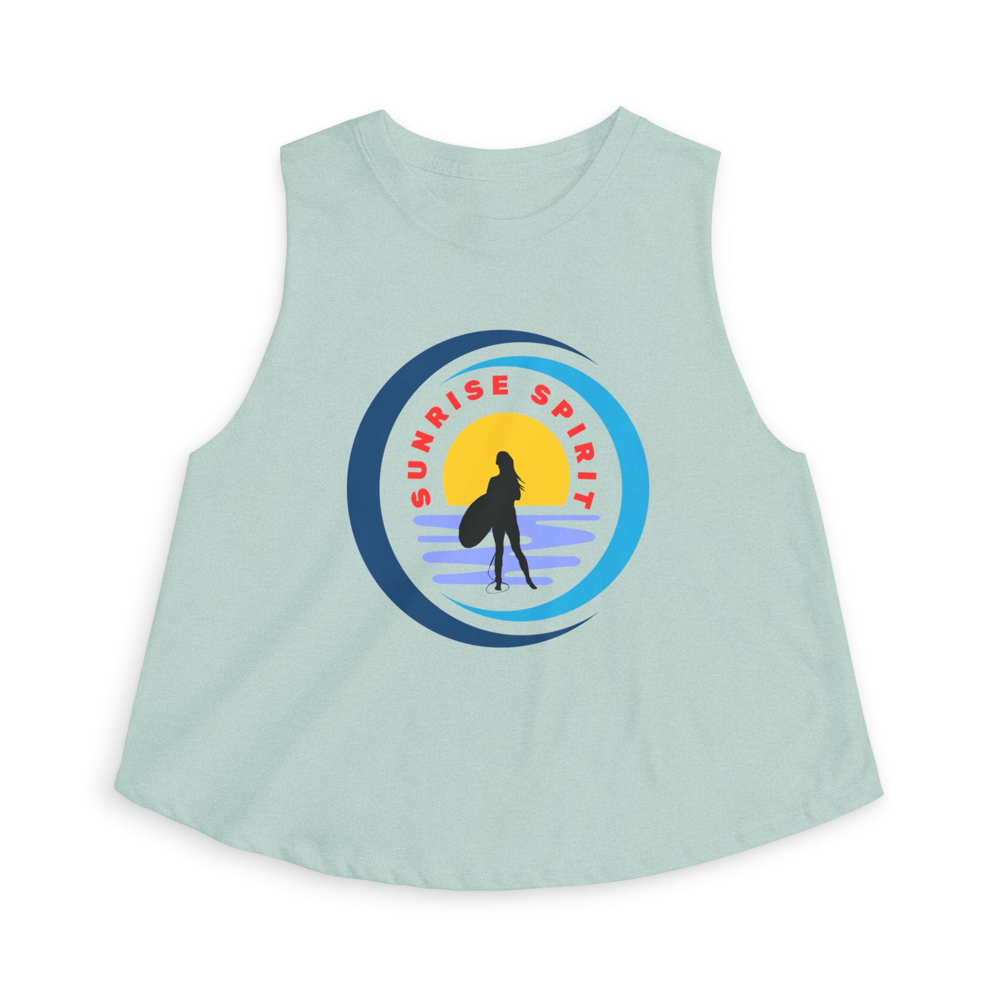 Sunrise Spirit Women's Crop Top — Surf  Beach Tank