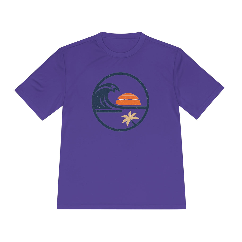 Sunset Wave Tee — Coastal Surf Graphic Moisture‑Wicking Shirt