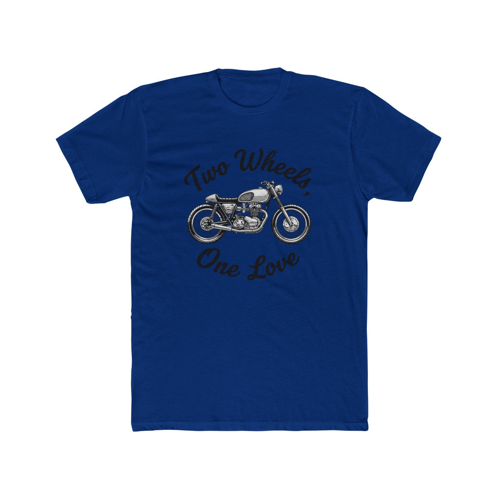 Two Wheels One Love Motorcycle T-Shirt