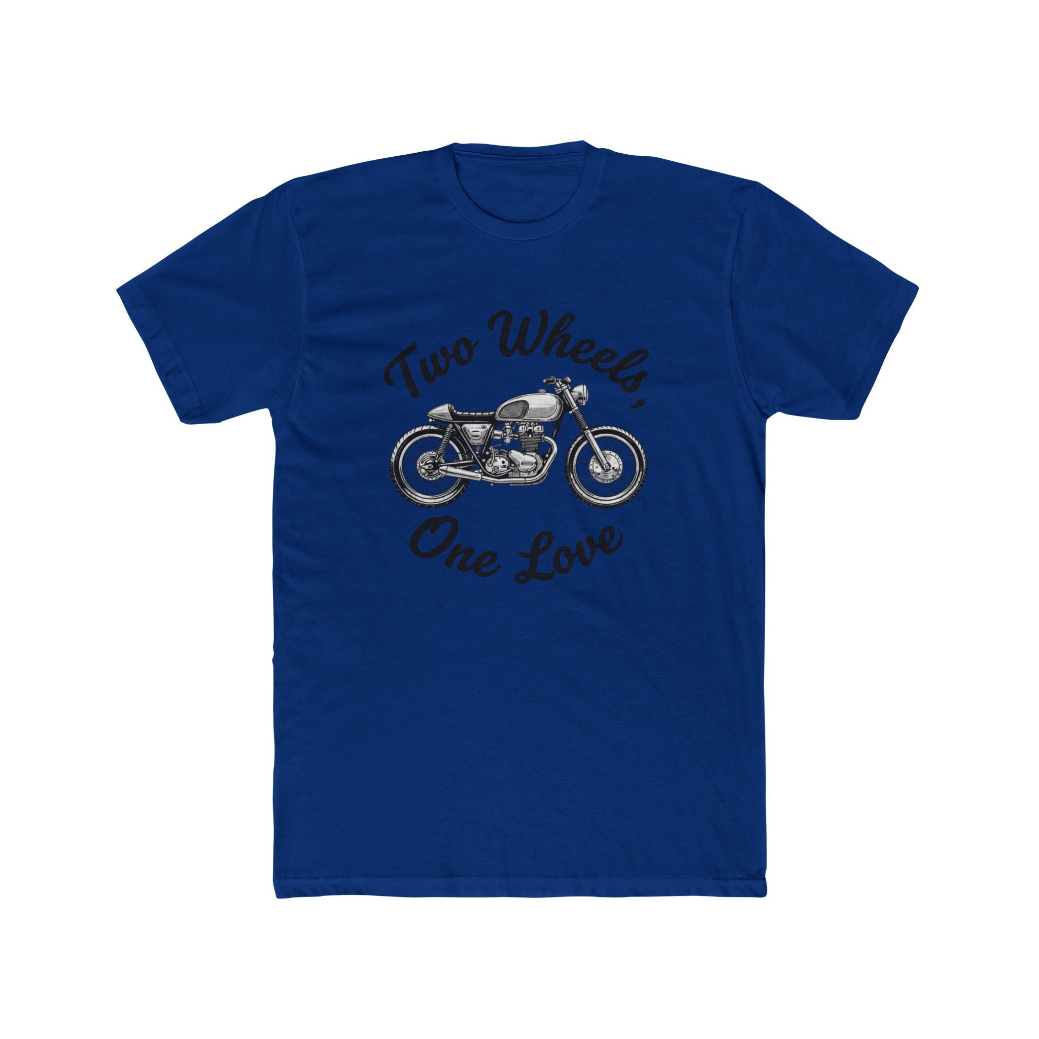 Two Wheels One Love Motorcycle T-Shirt