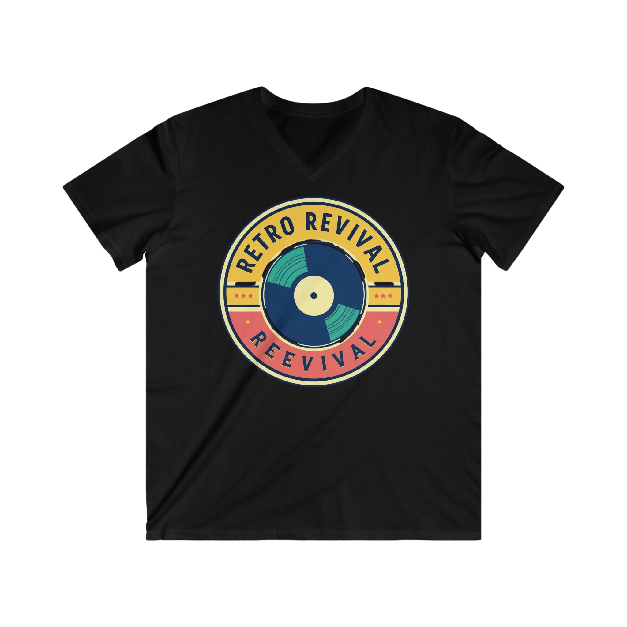 Retro Revival Record Tee — Vintage Vinyl Music T-Shirt