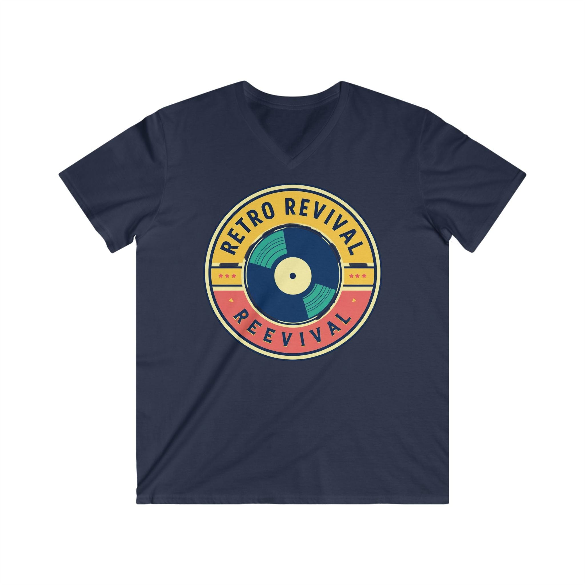 Retro Revival Record Tee — Vintage Vinyl Music T-Shirt