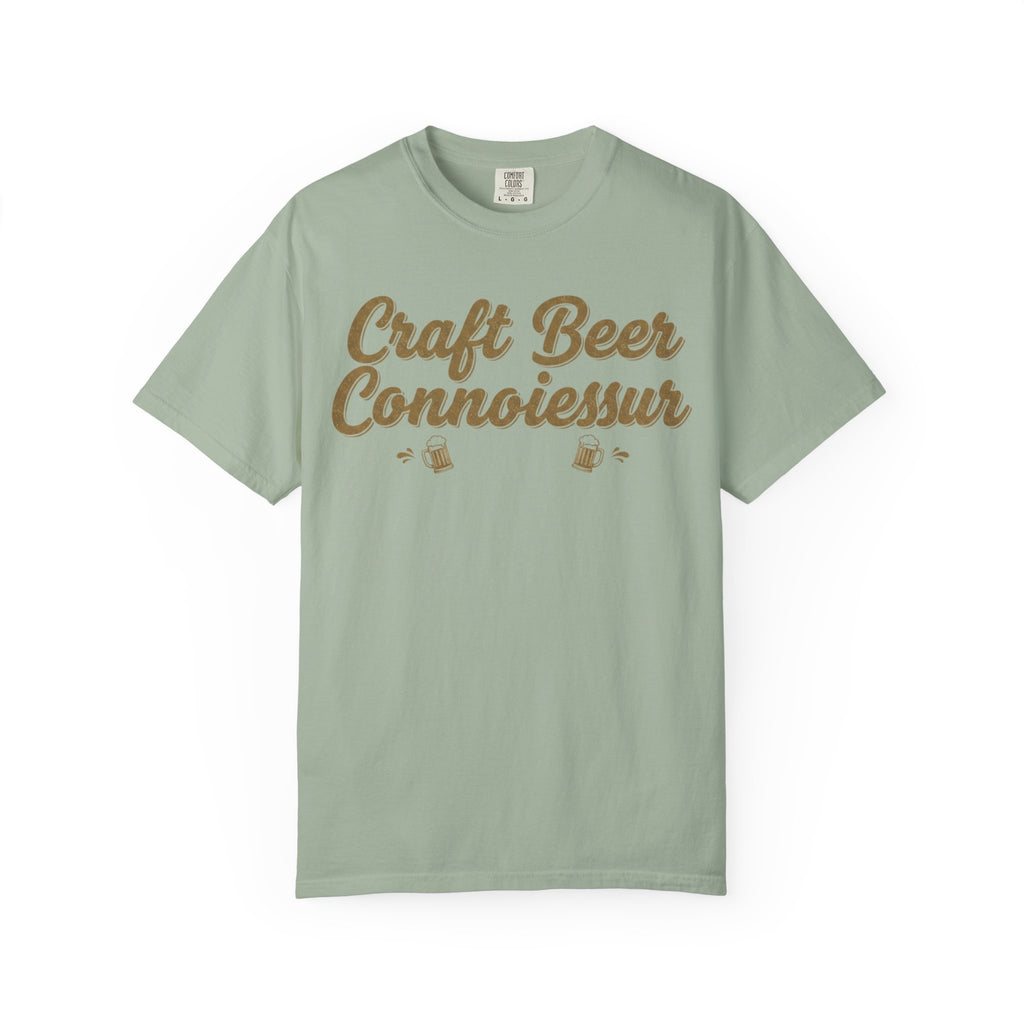 Craft Beer Connoisseur T-Shirt – Vintage Script Beer Lover Tee