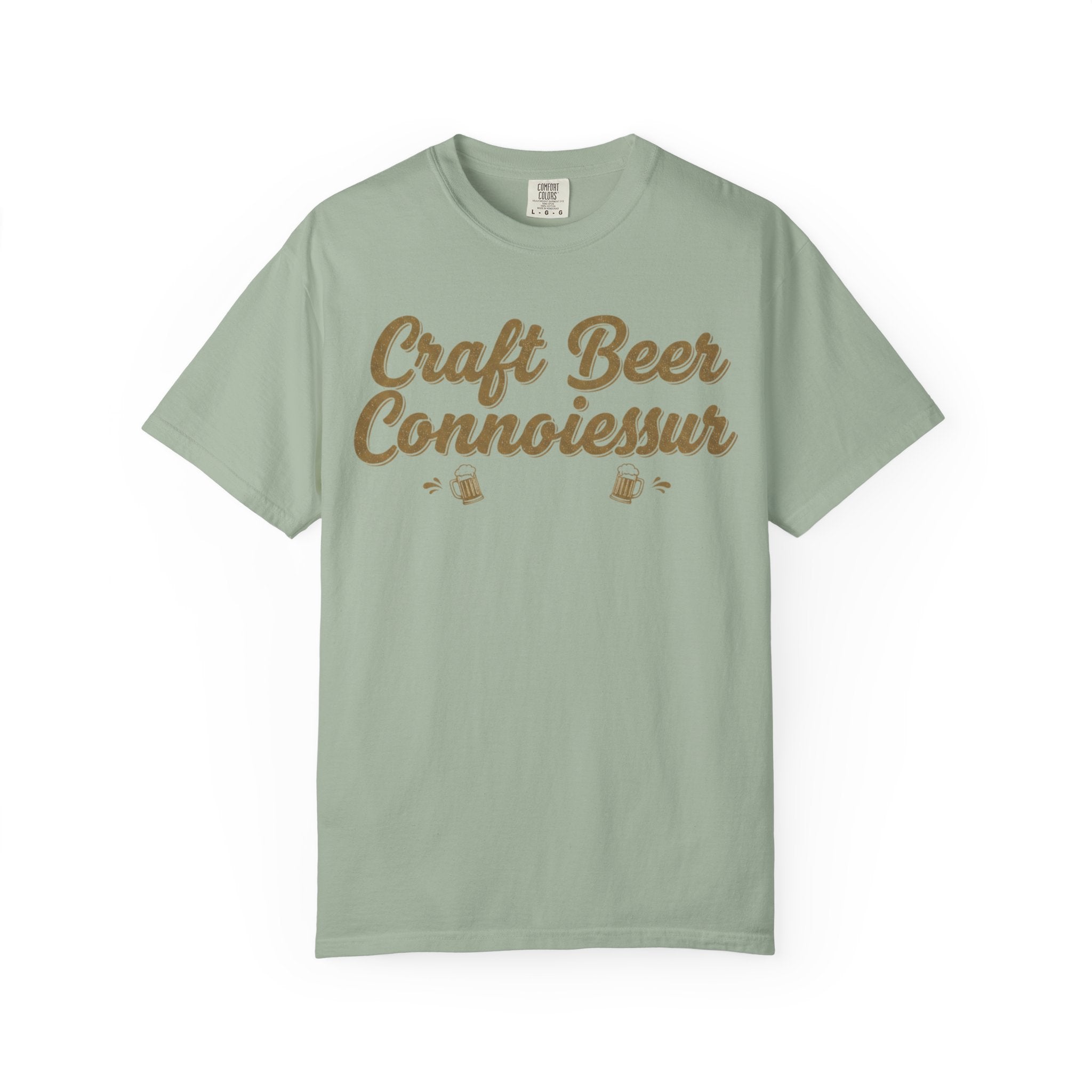 Craft Beer Connoisseur T-Shirt – Vintage Script Beer Lover Tee